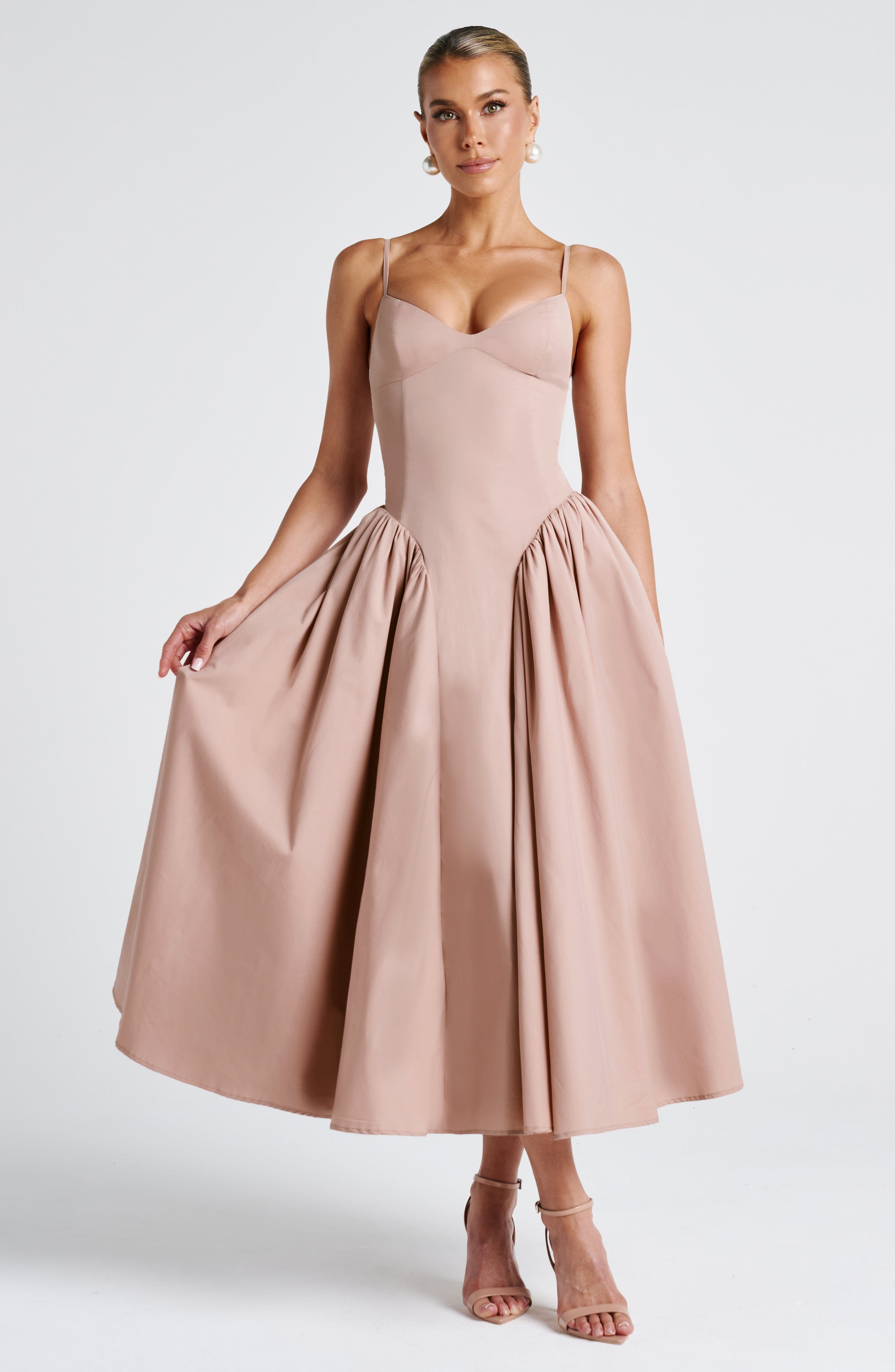 Emma™ - Vestido Midi con Godets