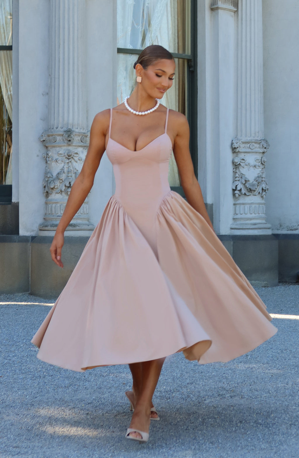 Emma™ - Vestido Midi con Godets