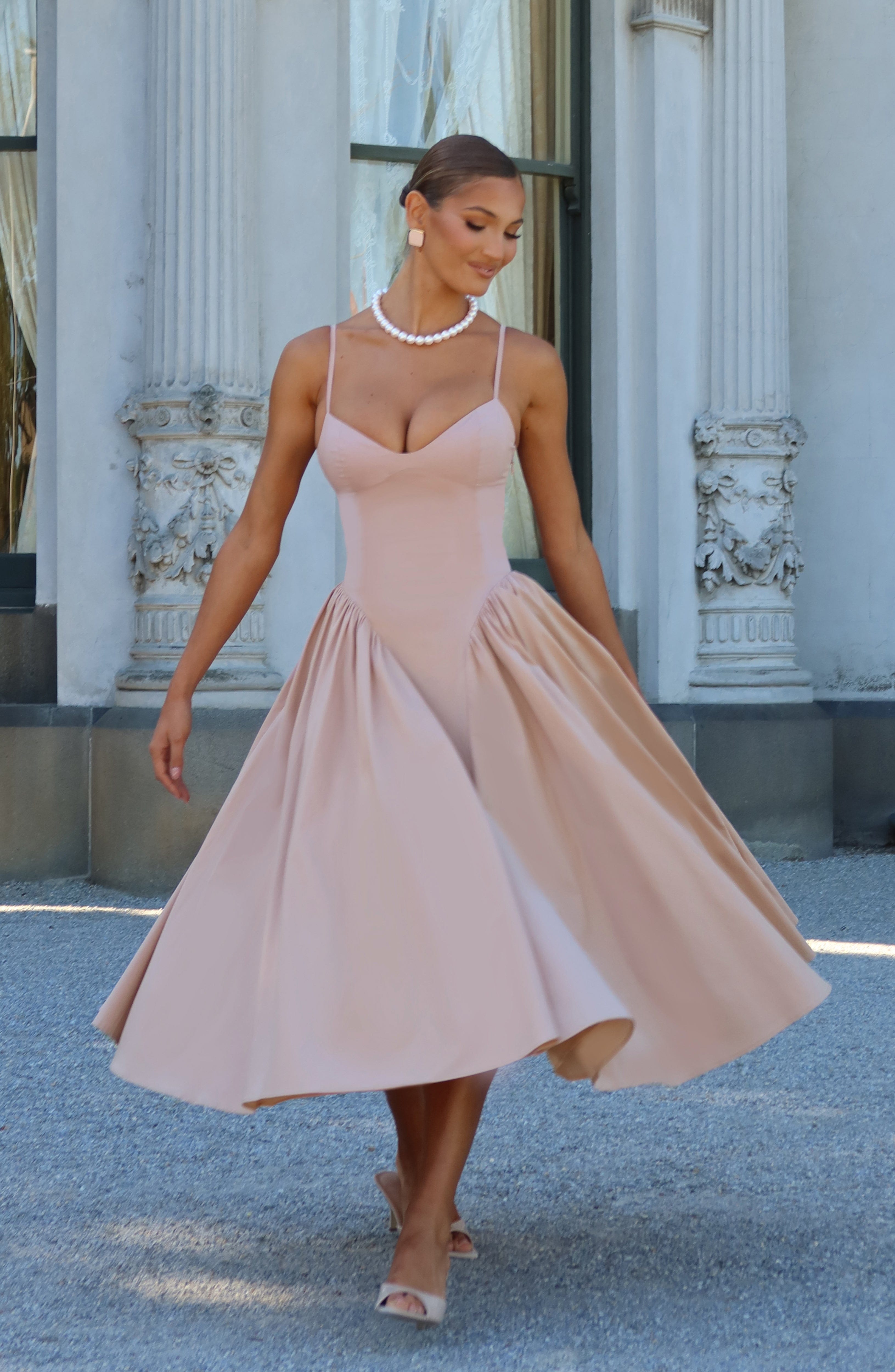 Emma™ - Vestido Midi con Godets
