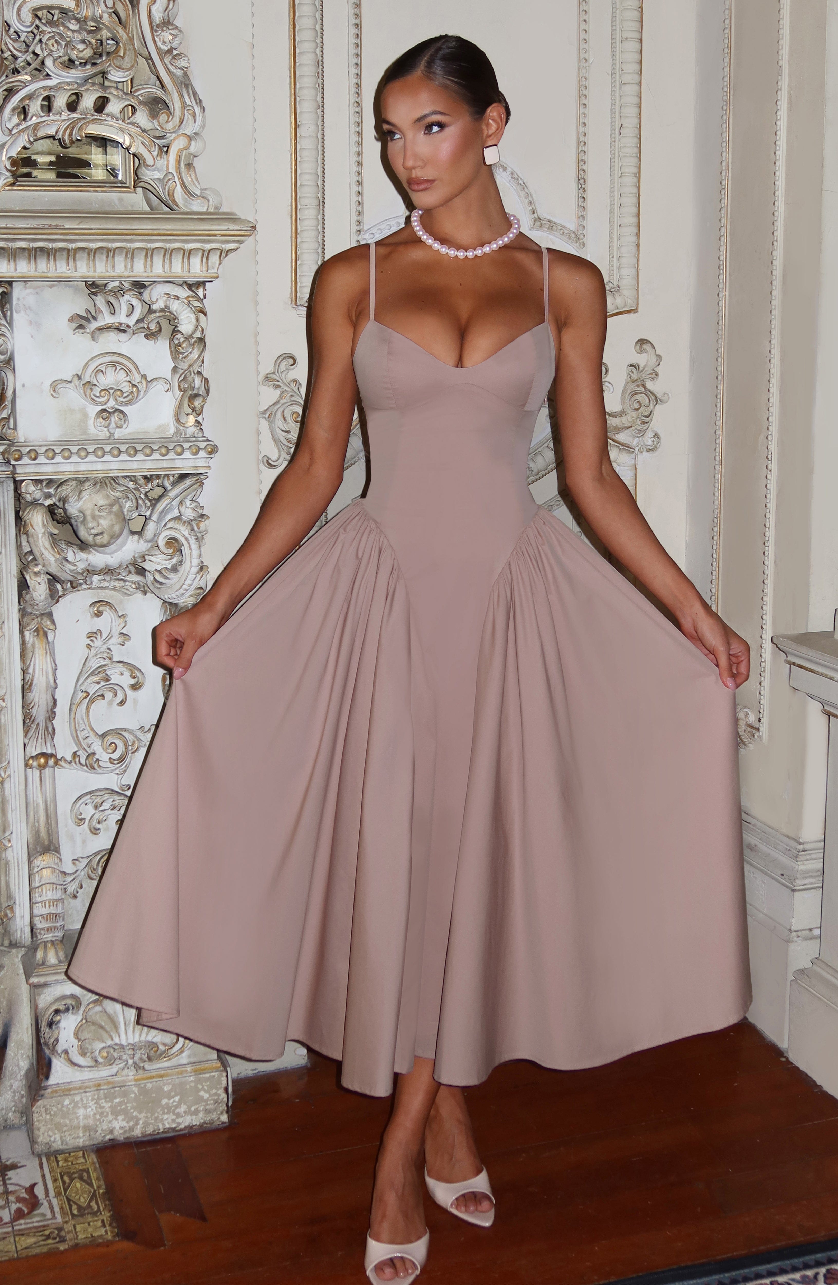 Emma™ - Vestido Midi con Godets