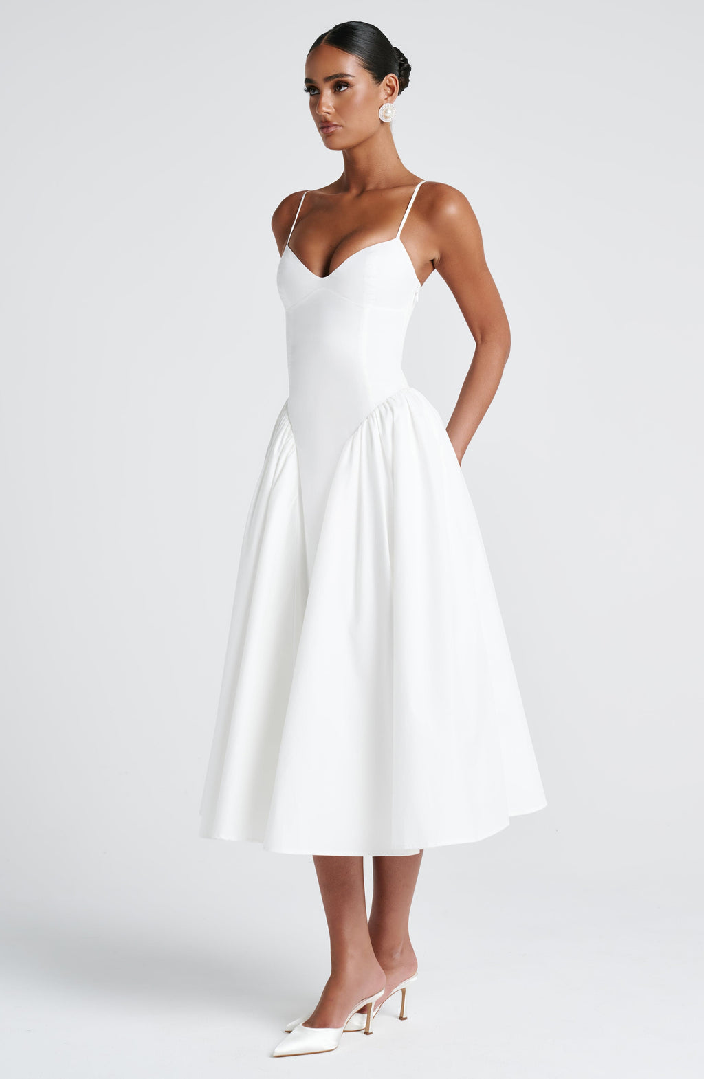Emma™ - Vestido Midi con Godets