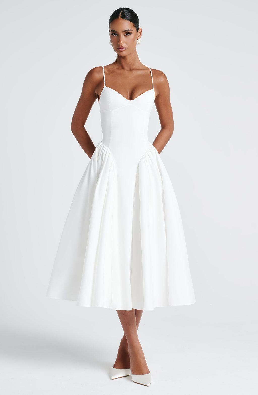 Emma™ - Vestido Midi con Godets