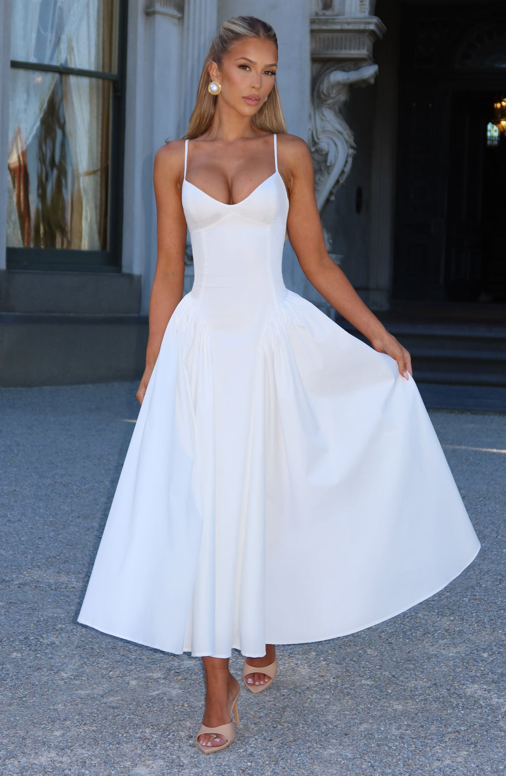 Emma™ - Vestido Midi con Godets