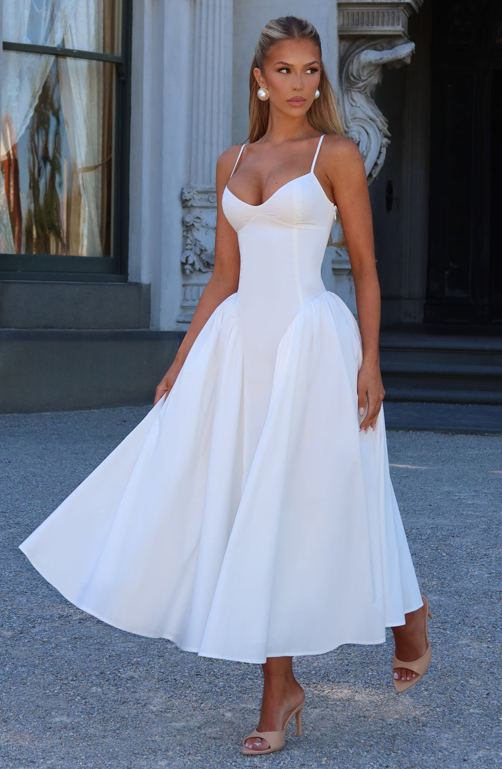 Emma™ - Vestido Midi con Godets