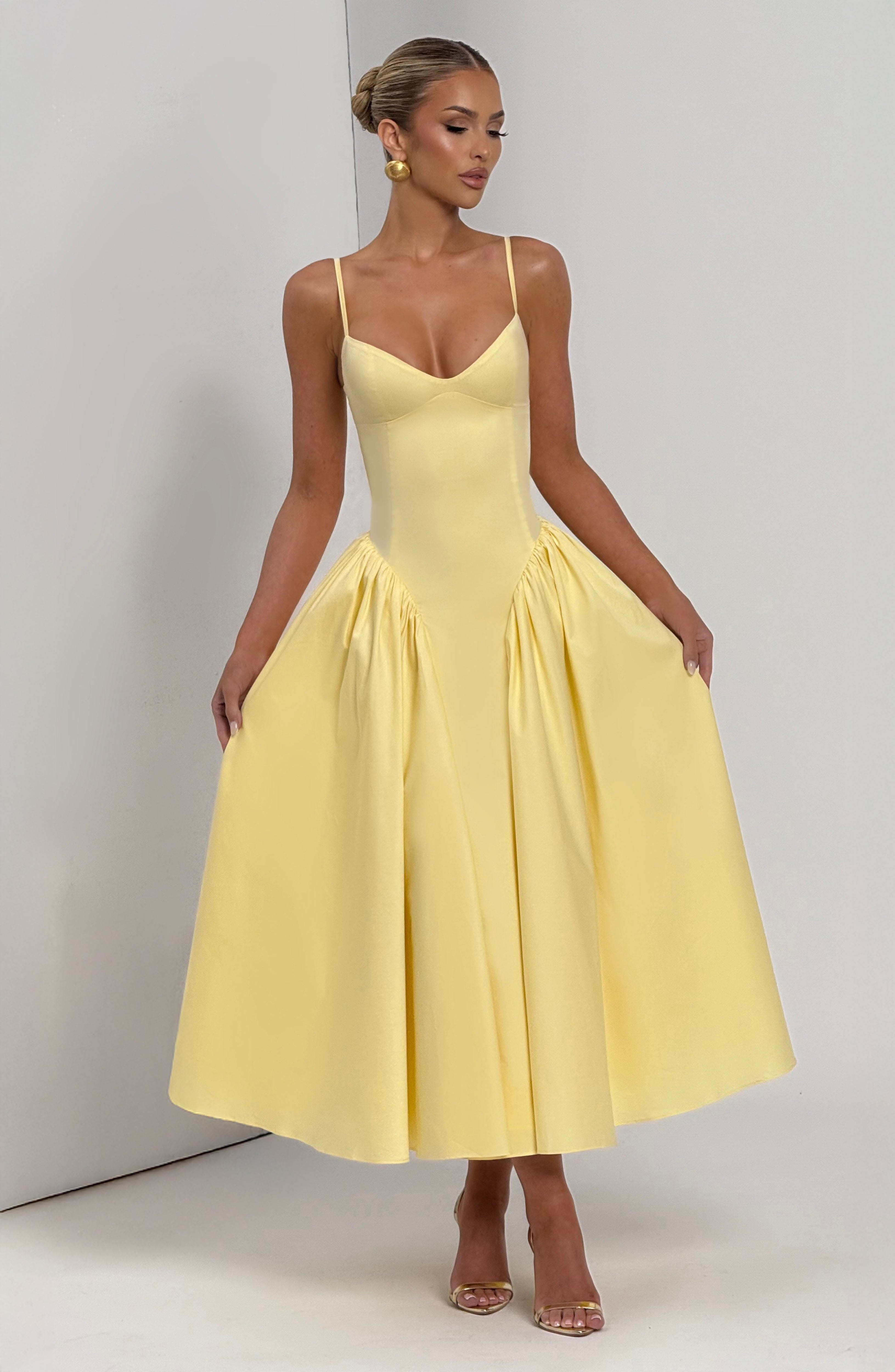Emma™ - Vestido Midi con Godets
