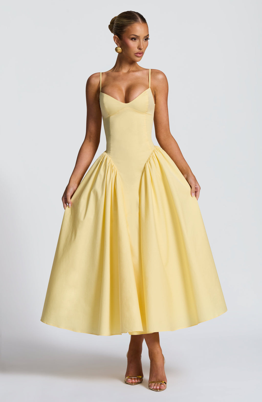 Emma™ - Vestido Midi con Godets