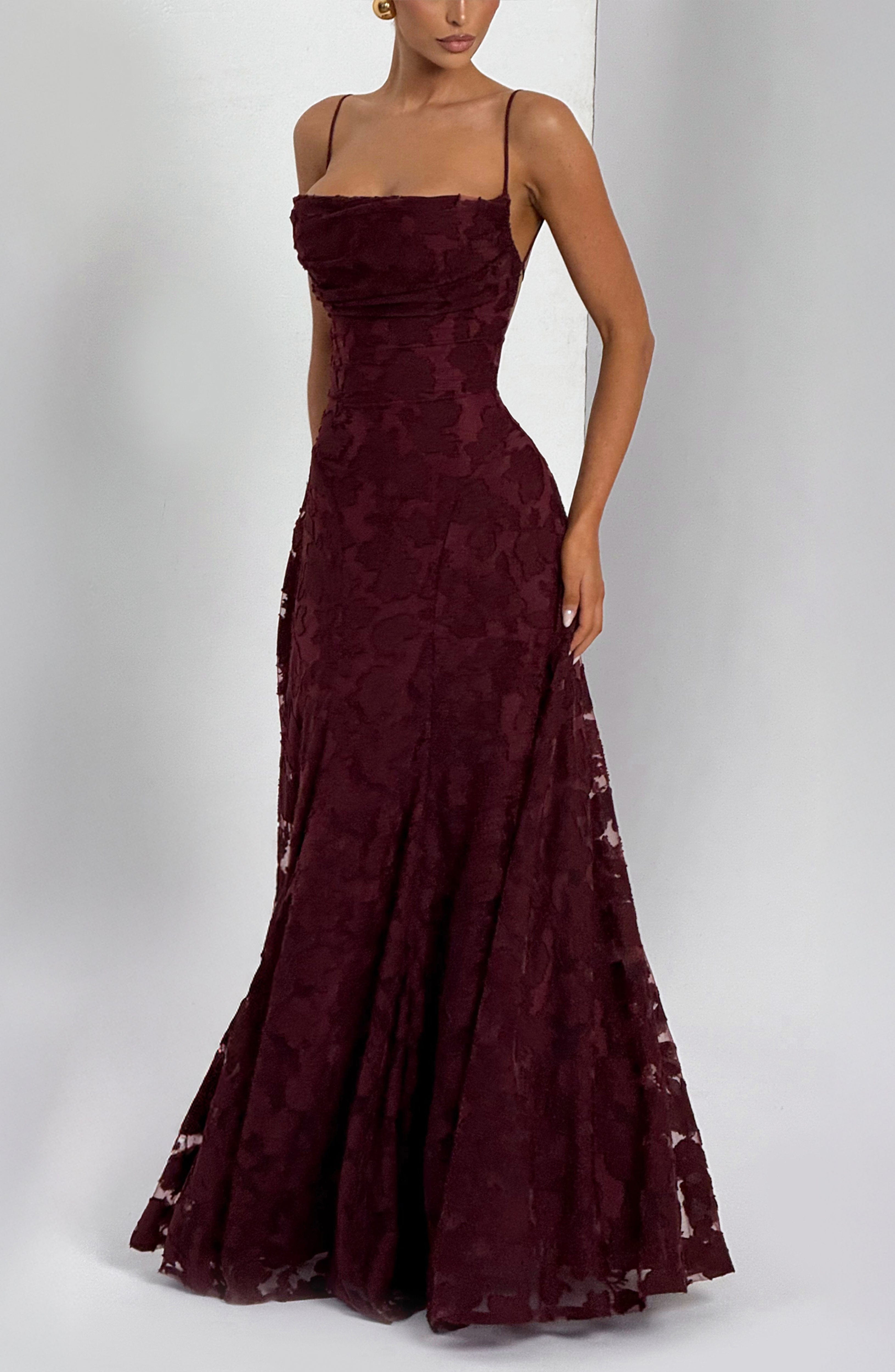 Matilda™ - Vestido Largo Drapeado