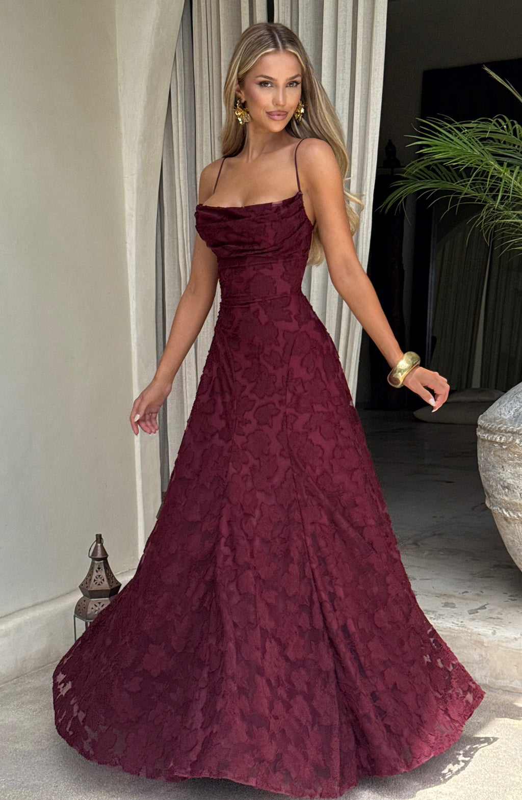 Matilda™ - Vestido Largo Drapeado