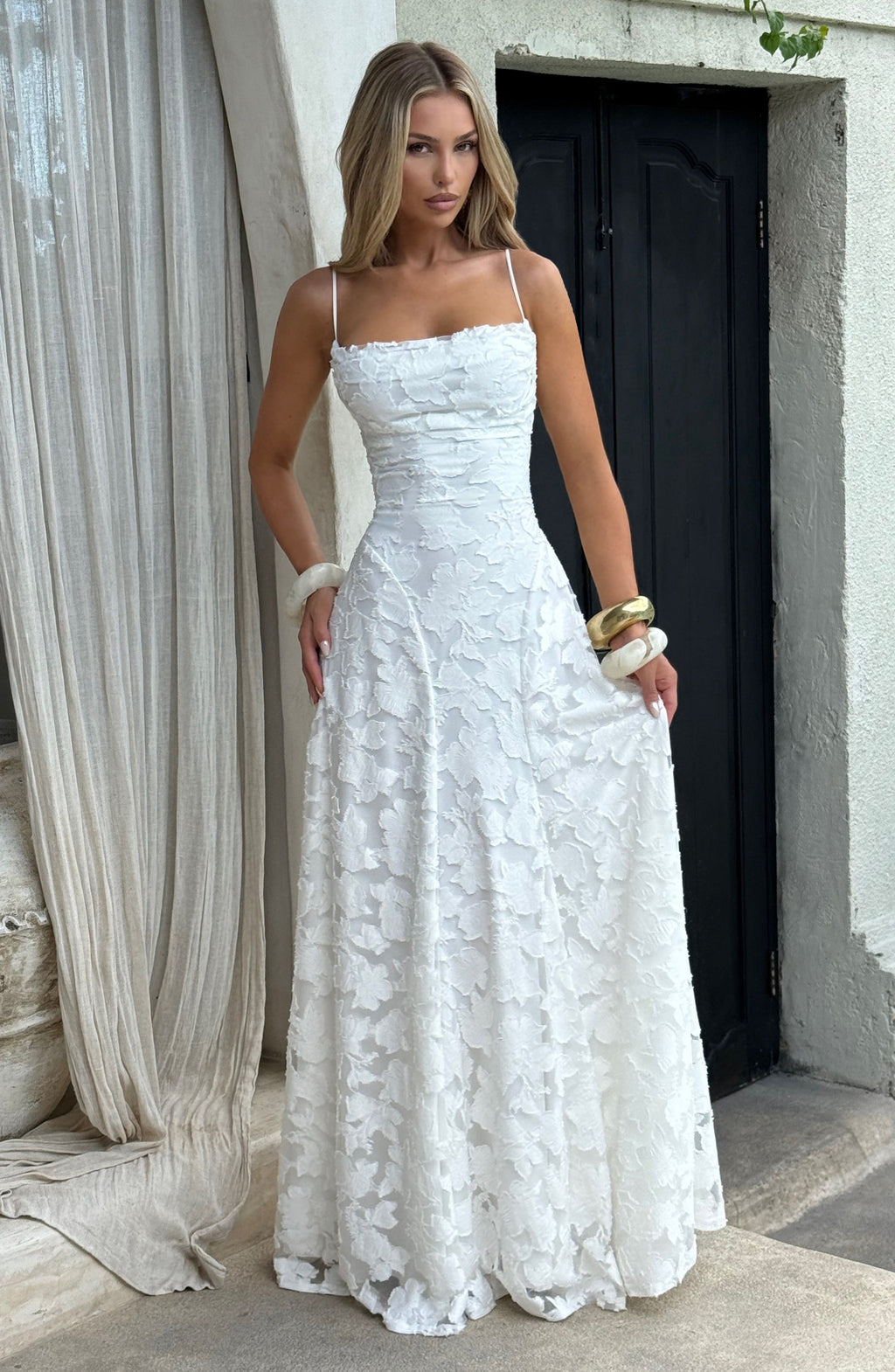 Matilda™ - Vestido Largo Drapeado