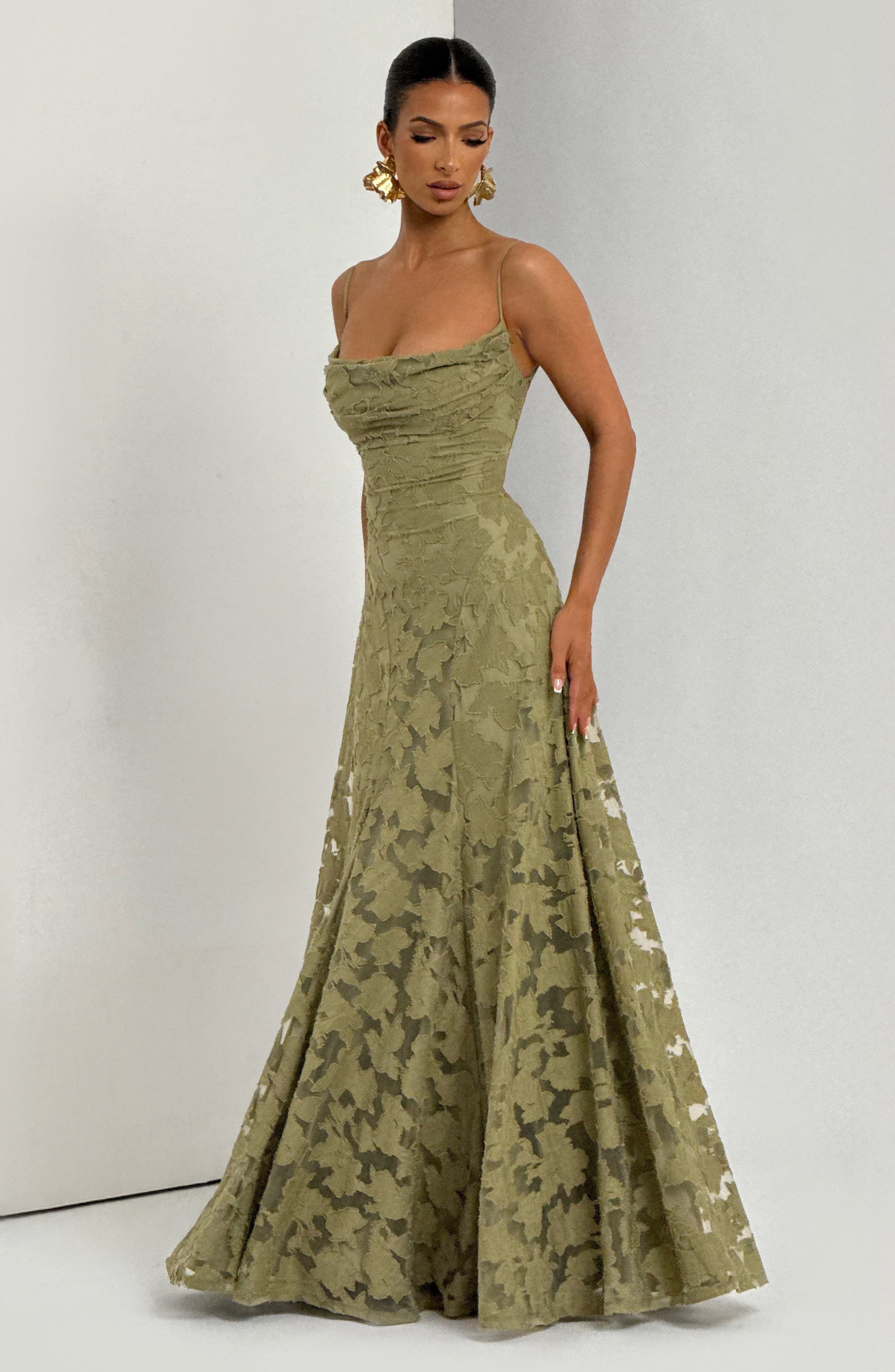 Matilda™ - Vestido Largo Drapeado