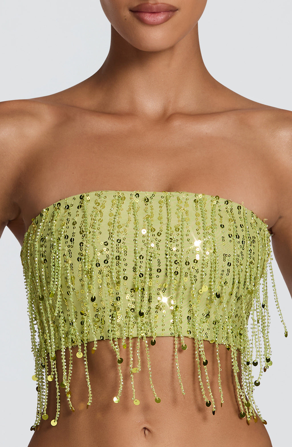 Blanca™ - Top Corto de Flecos