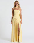 Aurelia™ - Vestido Largo Strapless con Drapeado