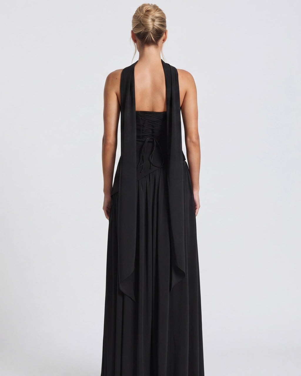Aurelia™ - Vestido Largo Strapless con Drapeado