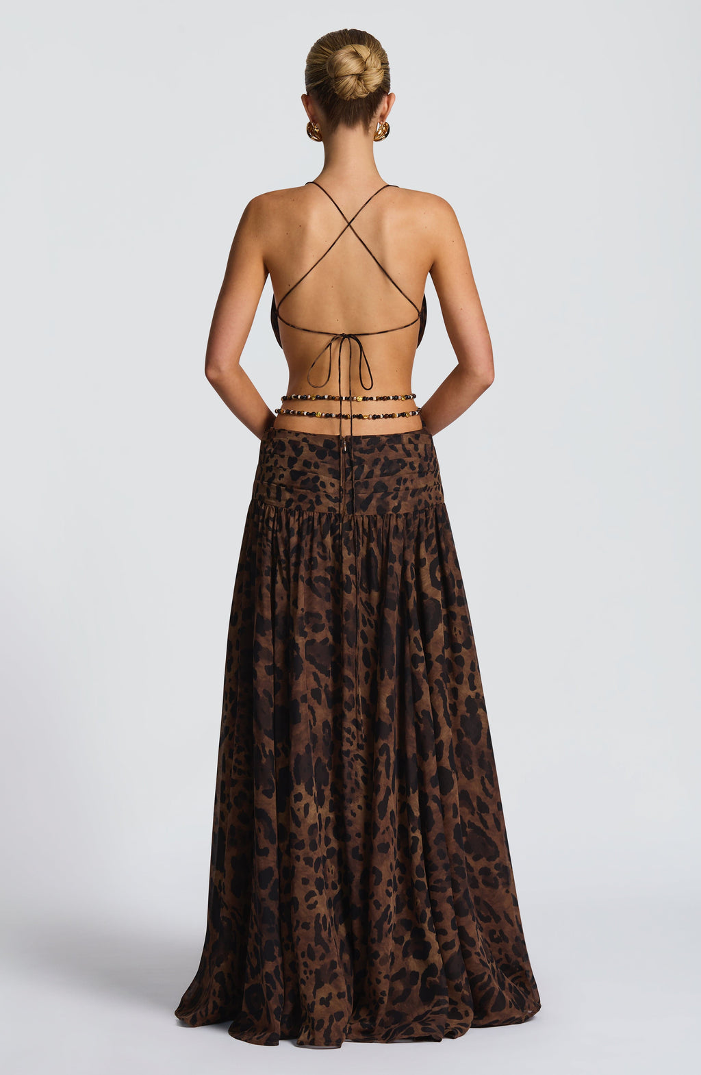 Indianna™ - Vestido Maxi Plisado con Espalda Descubierta
