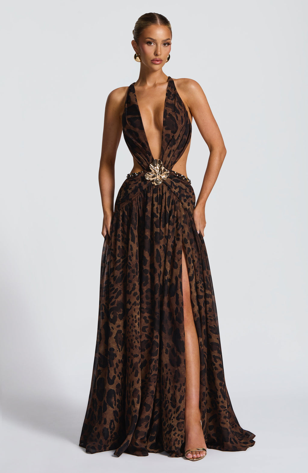 Indianna™ - Vestido Maxi Plisado con Espalda Descubierta
