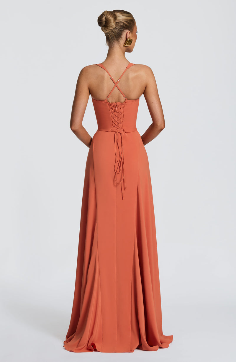 Irene™ - Vestido Largo de Chifón