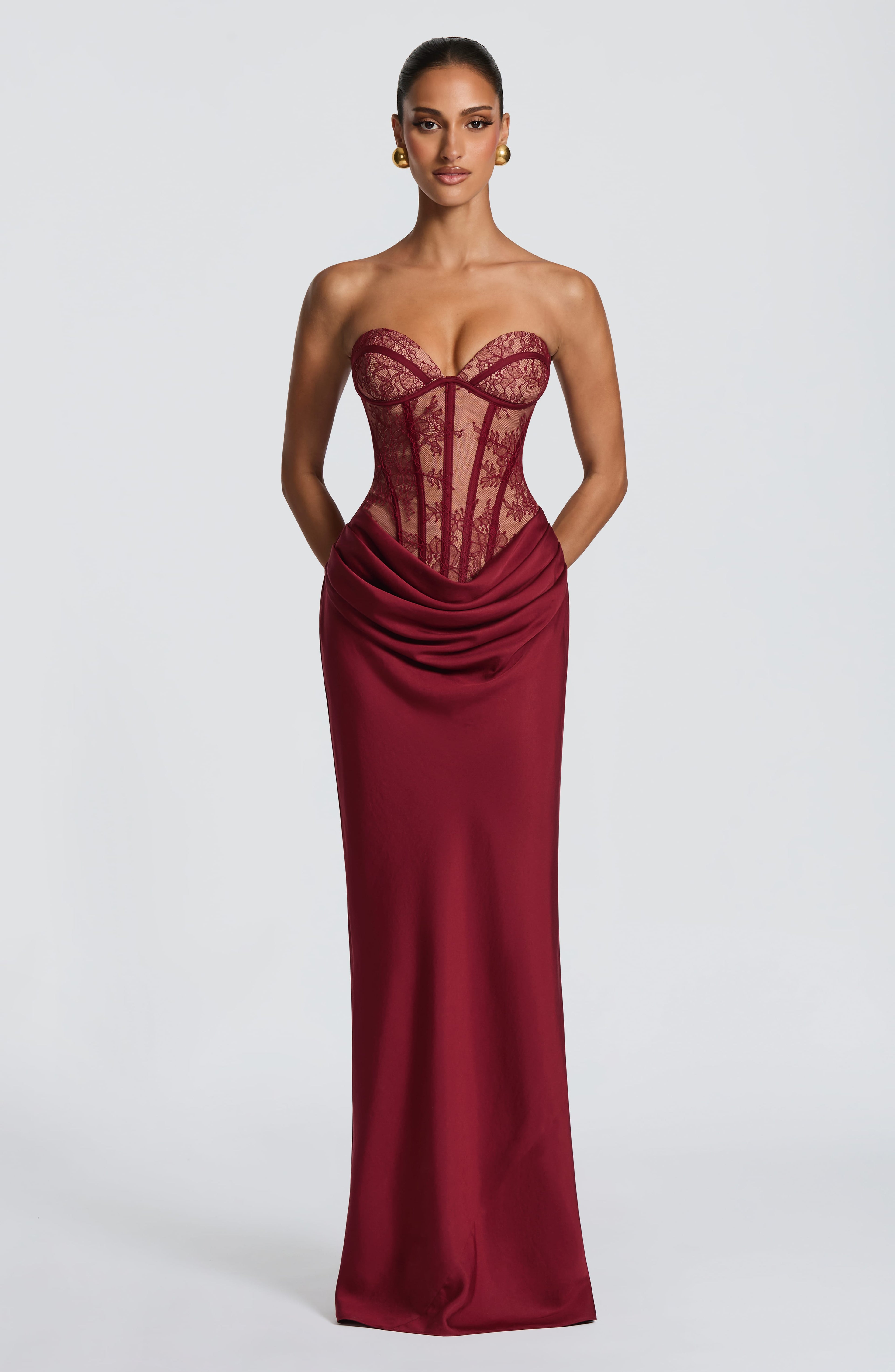 Catalina™ - Vestido Largo de Encaje