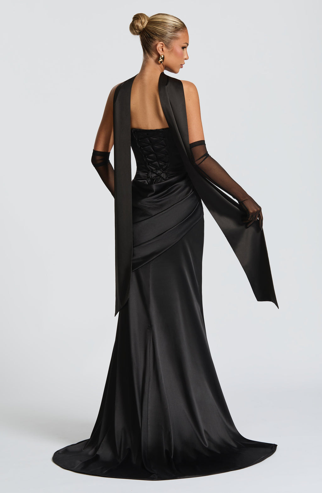 Aria™ - Vestido Largo Negro
