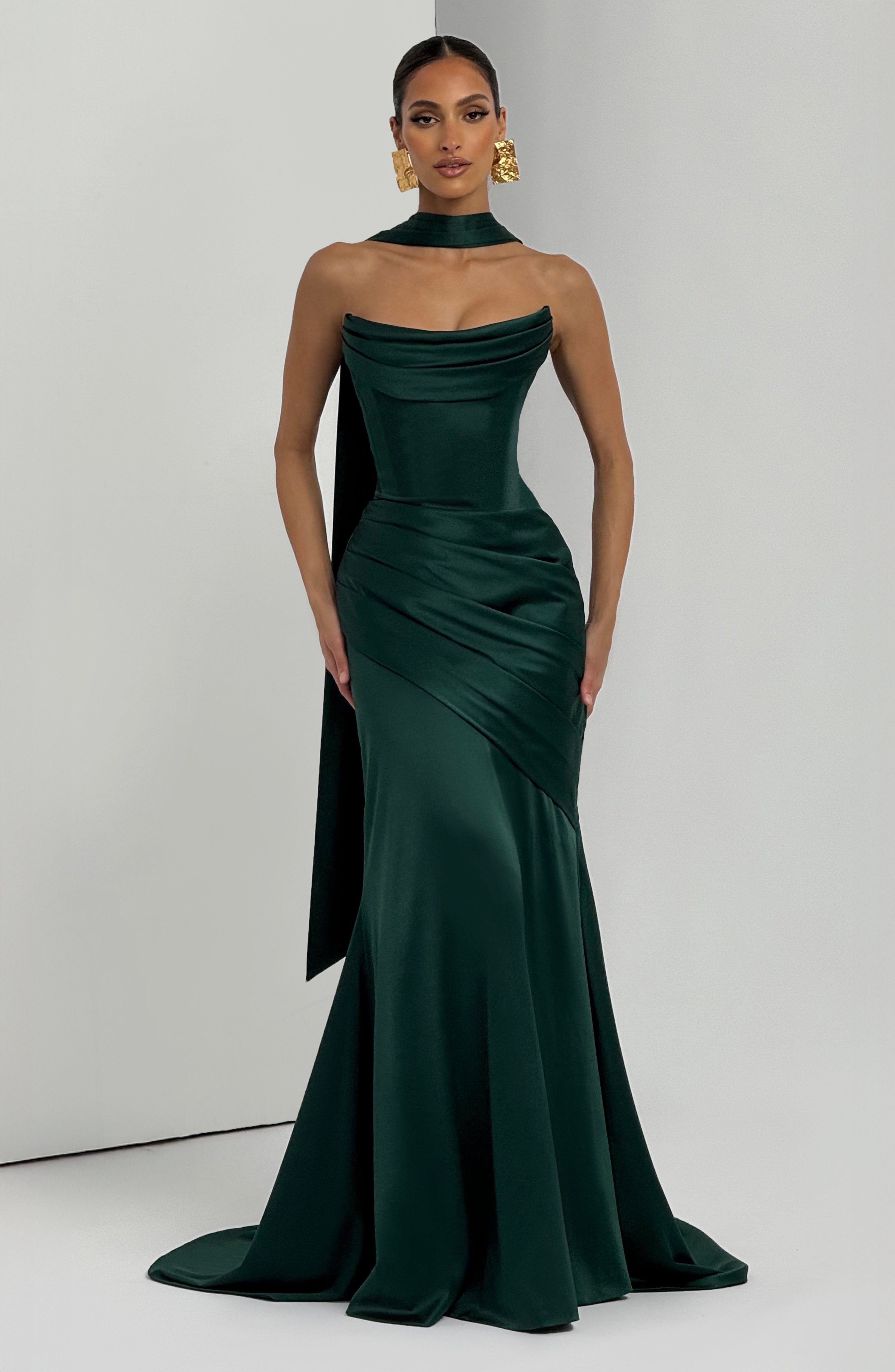 Aria™ - Vestido Largo Esmeralda