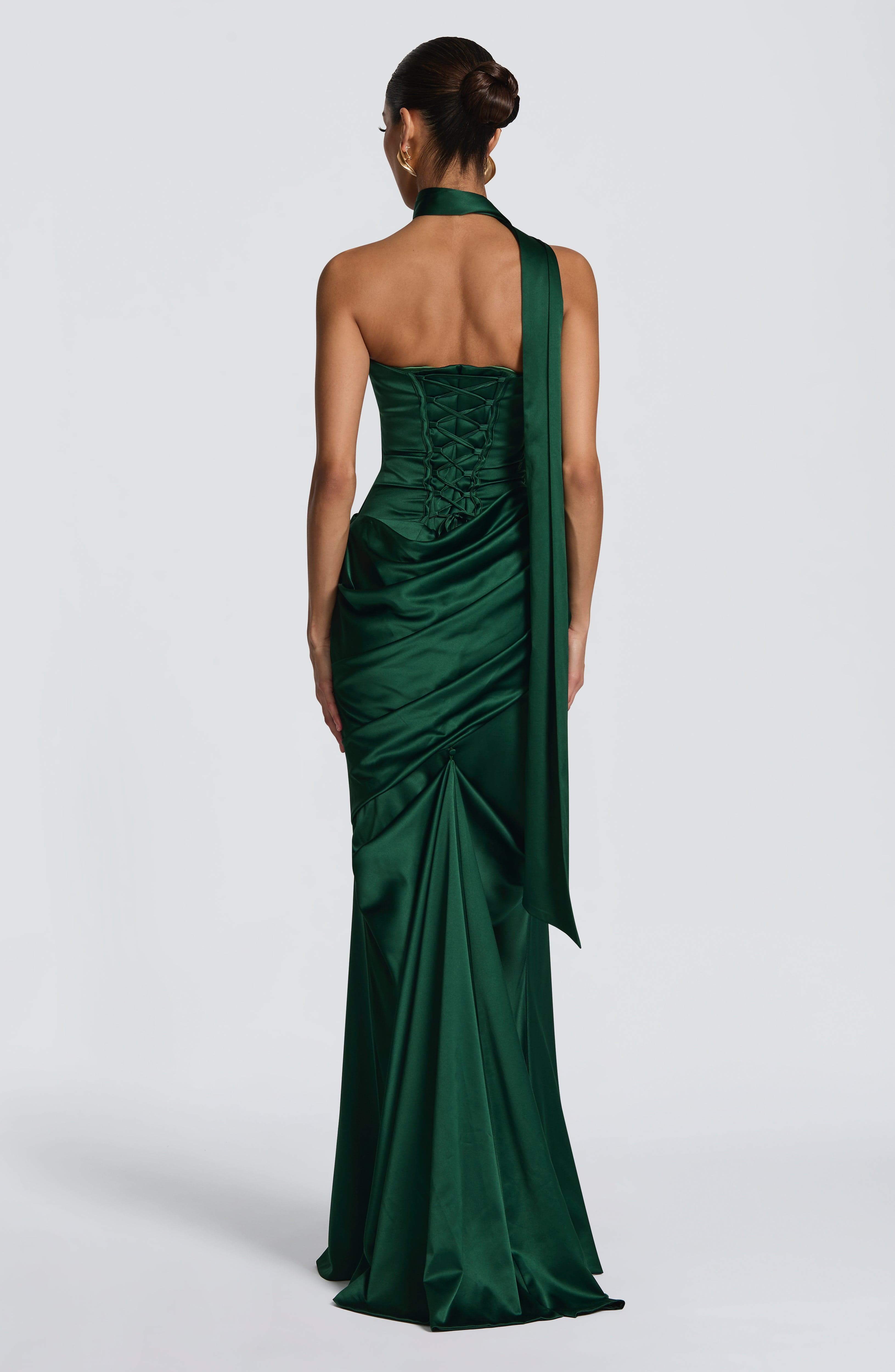 Aria™ - Vestido Largo Esmeralda