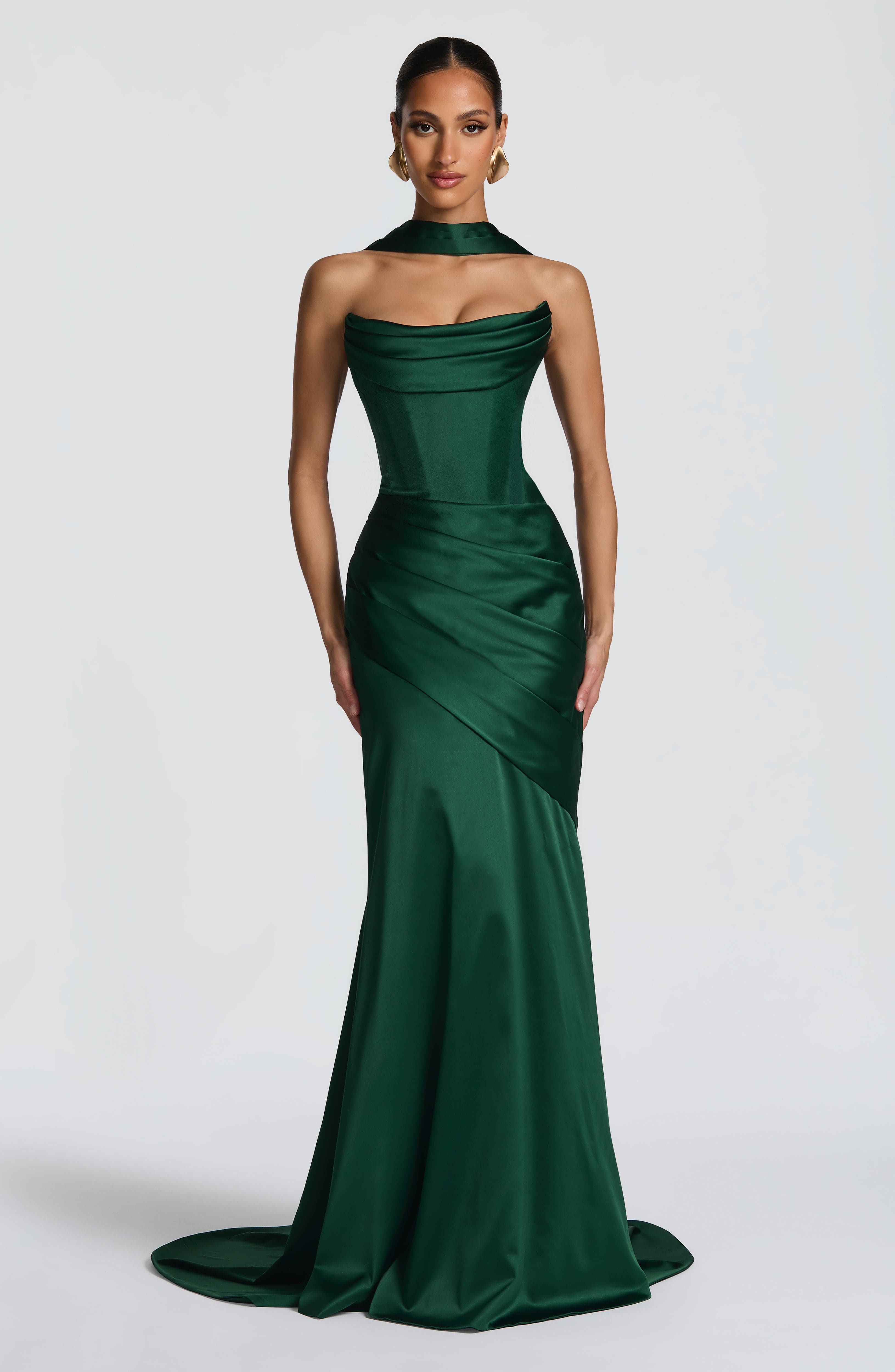 Aria™ - Vestido Largo Esmeralda