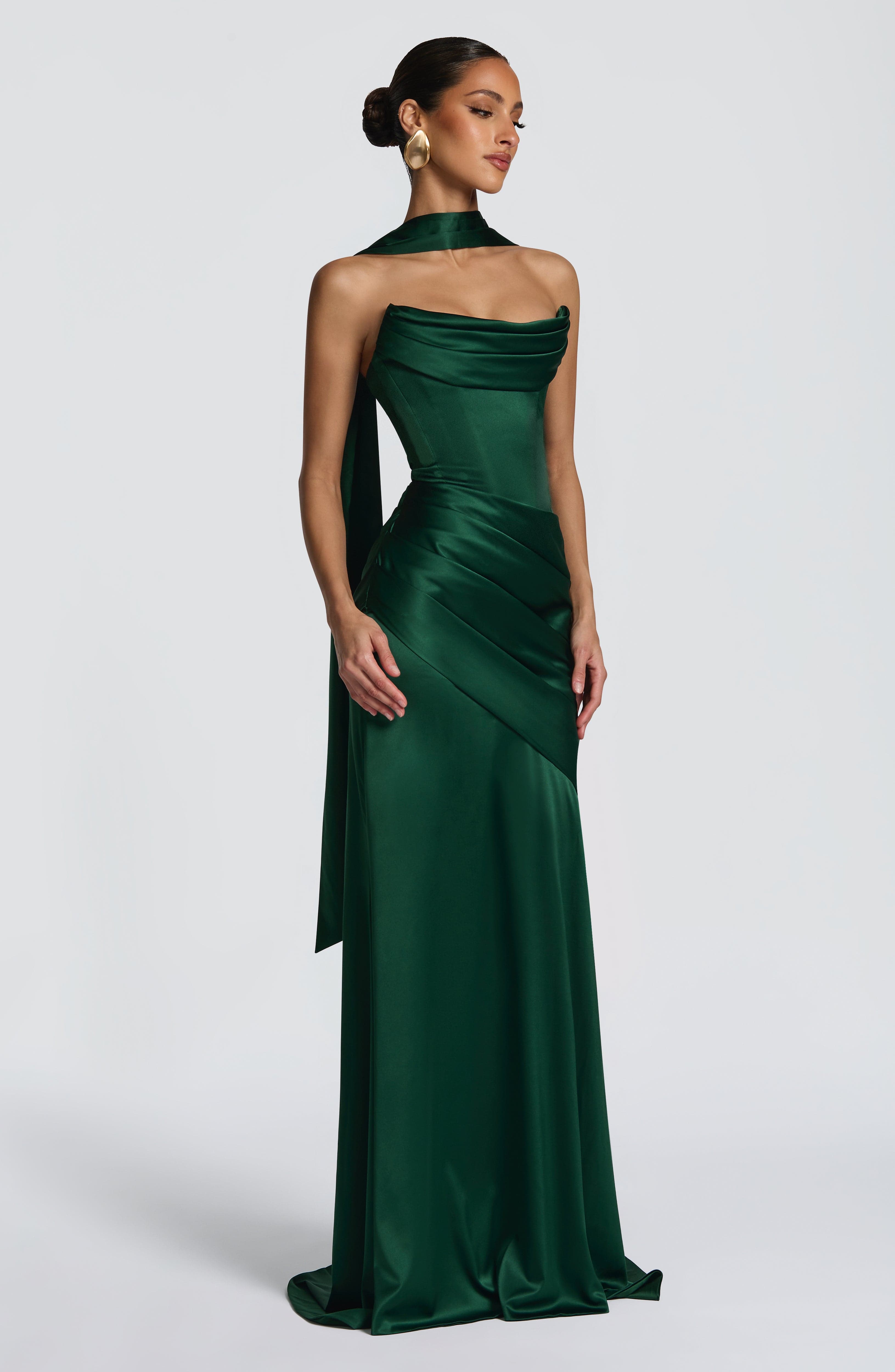 Aria™ - Vestido Largo Esmeralda