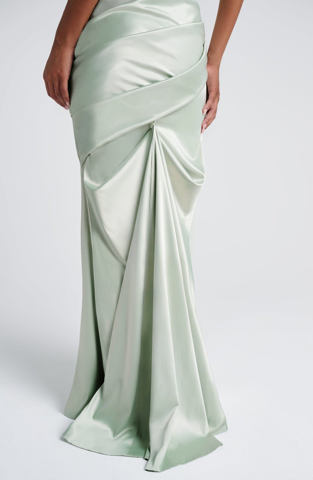 Aria™ - Vestido Largo Verde Menta