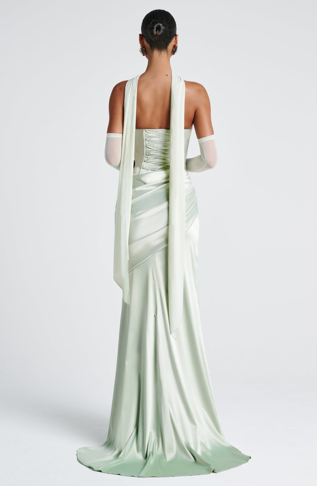 Aria™ - Vestido Largo Verde Menta