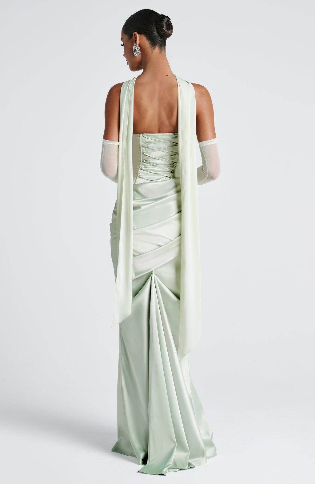 Aria™ - Vestido Largo Verde Menta