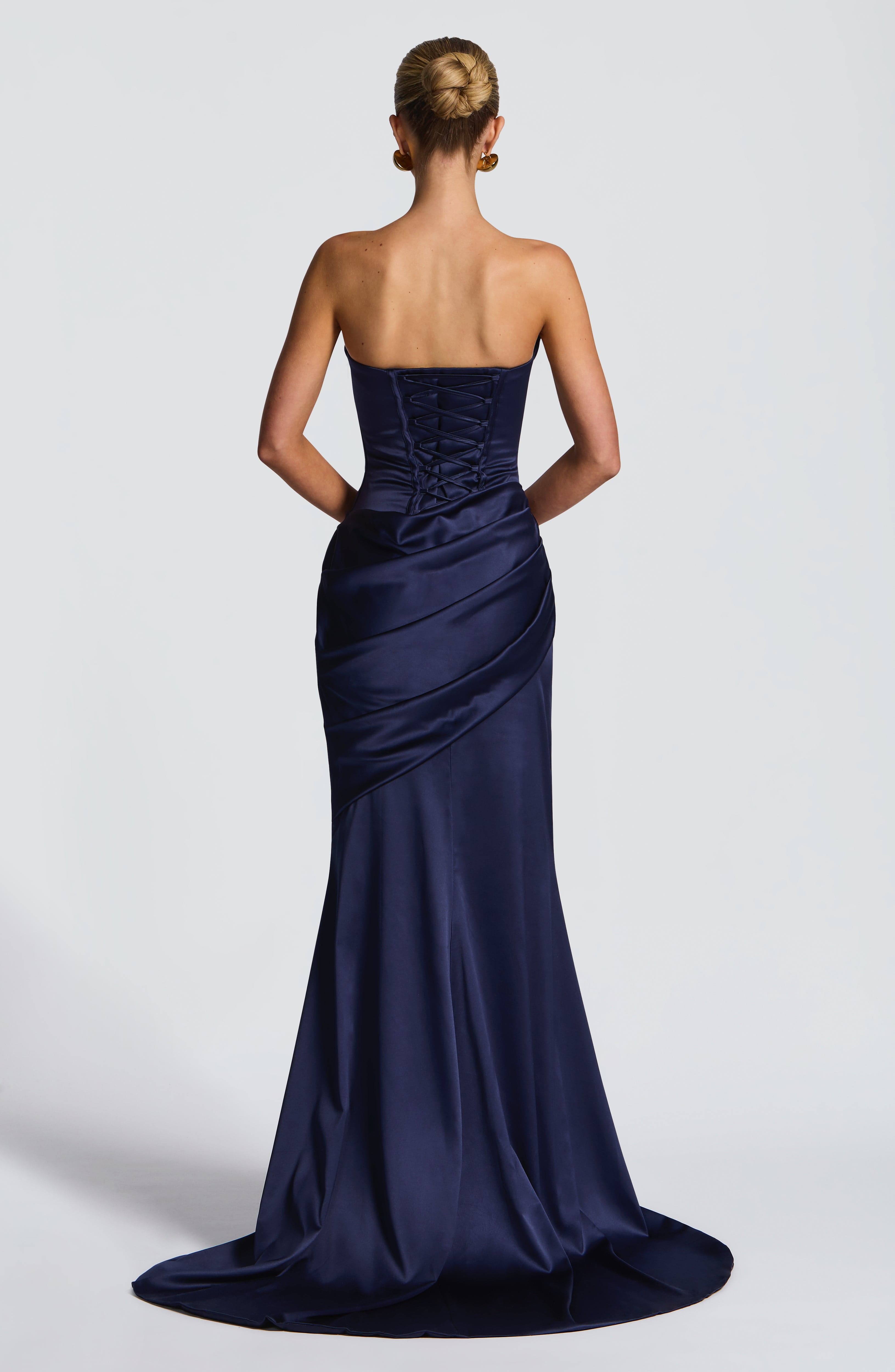 Aria™ - Vestido Largo Azul Marino