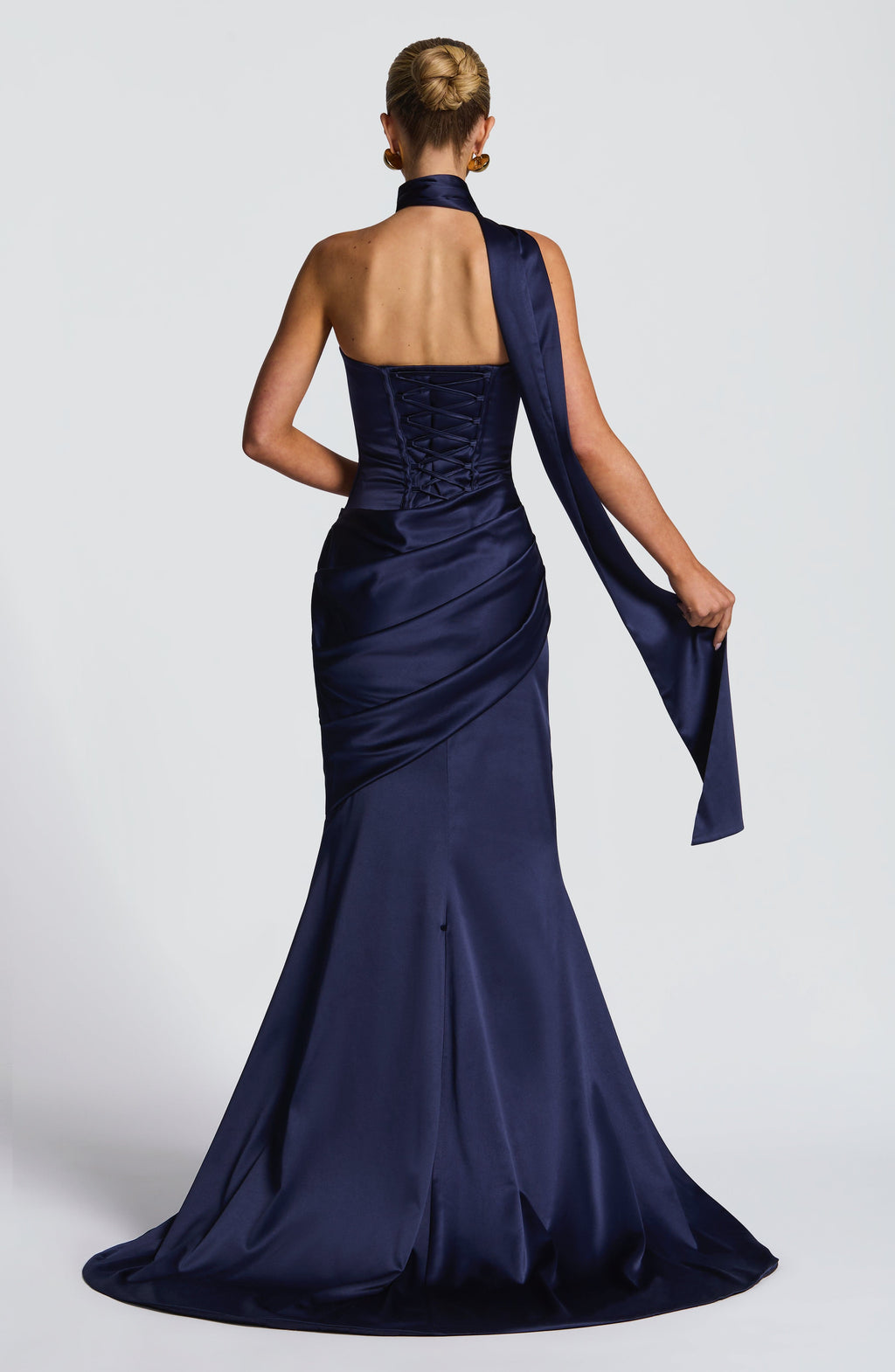 Aria™ - Vestido Largo Azul Marino