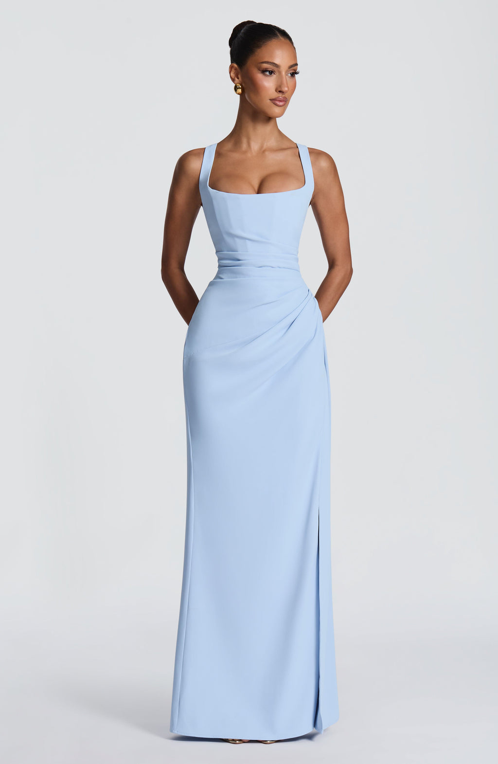 Lucía™ - Vestido Largo Cruzado