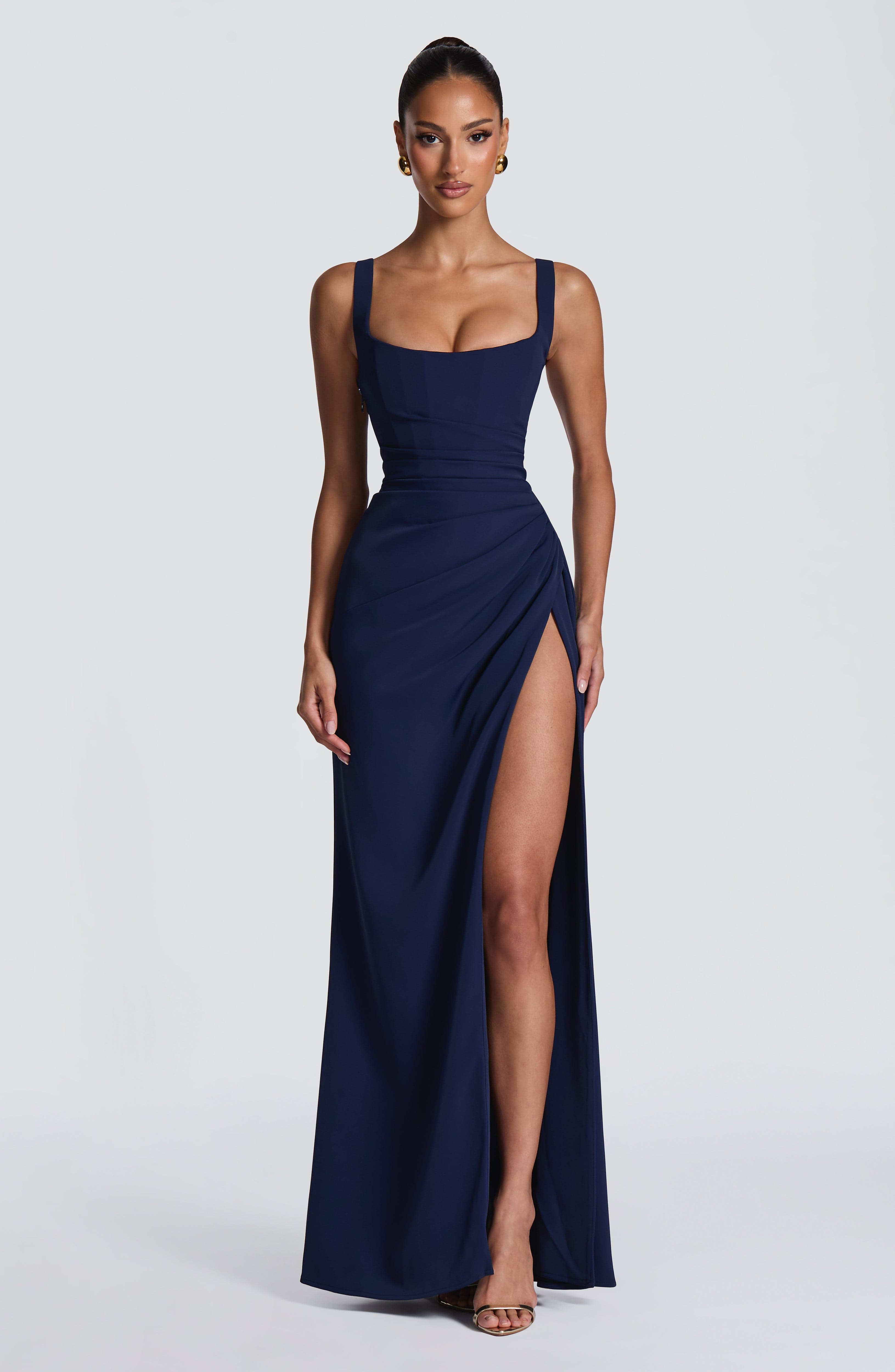 Lucía™ - Vestido Largo Cruzado