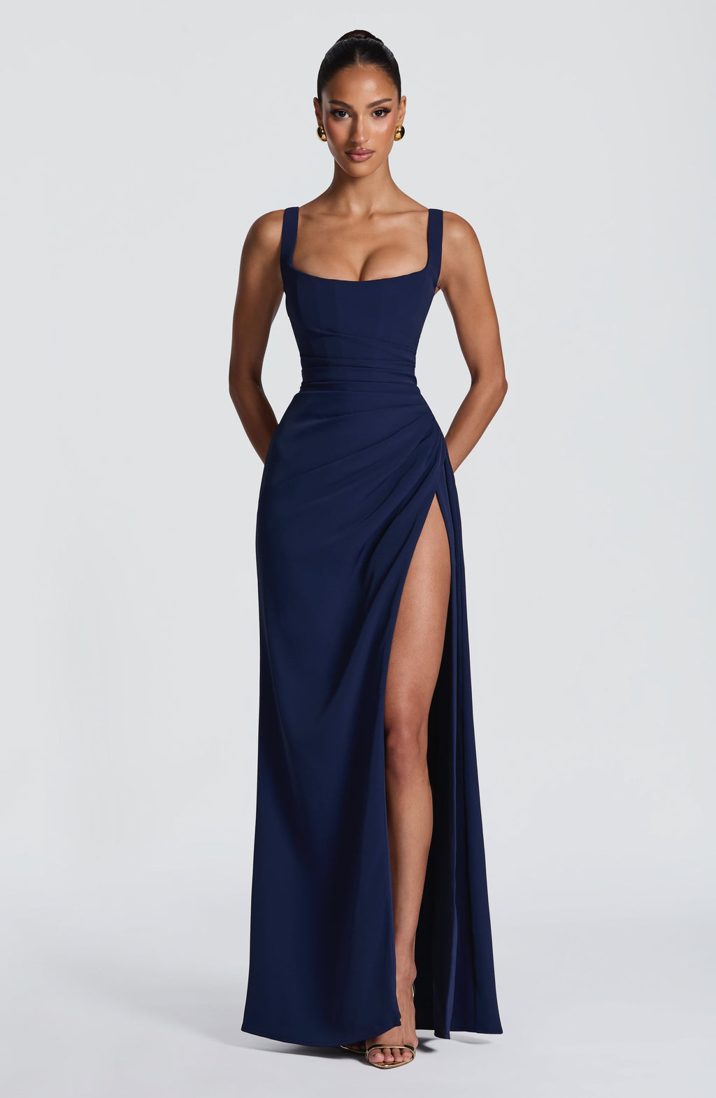 Lucía™ - Vestido Largo Cruzado