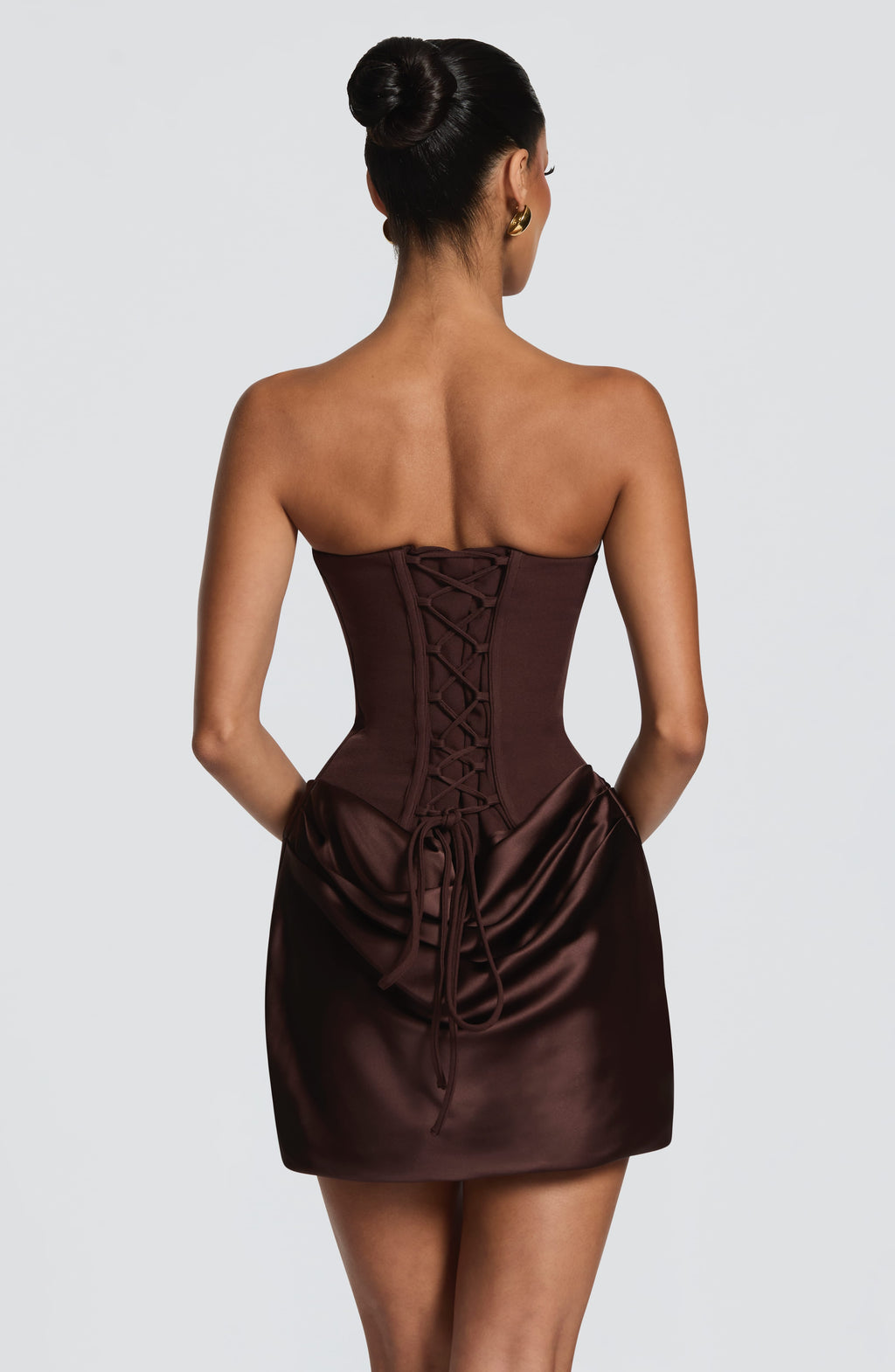 Marta™ - Vestido Corto con Sobrefalda