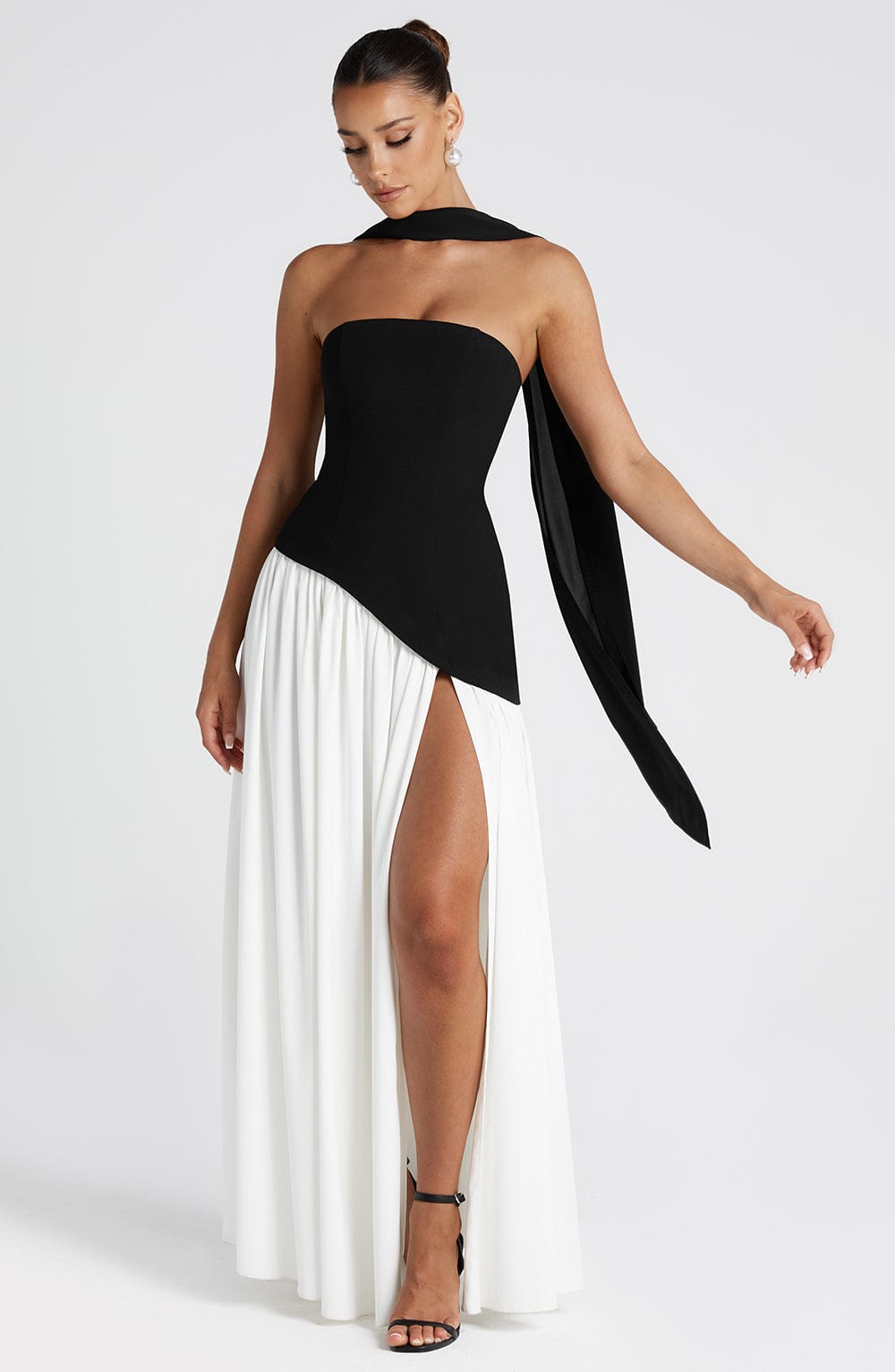 Malena™ - Vestido Largo de Chifón