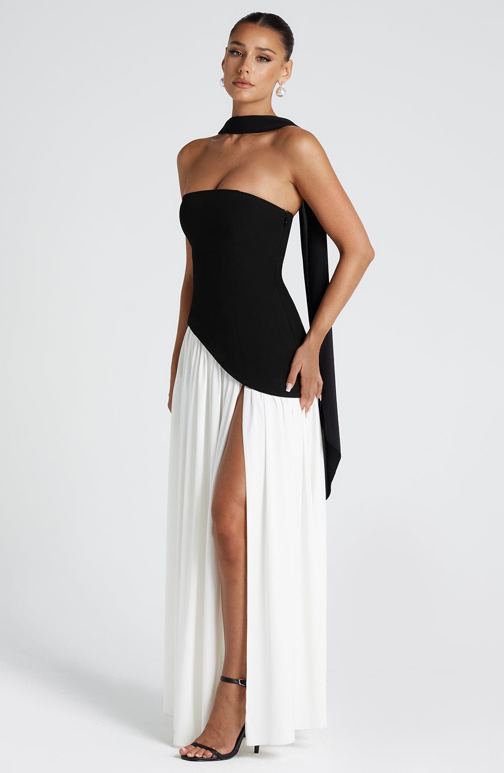 Malena™ - Vestido Largo de Chifón