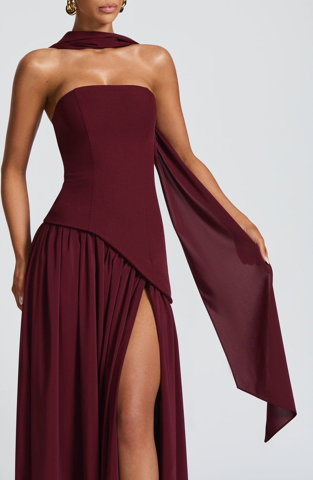 Malena™ - Vestido Largo de Chifón