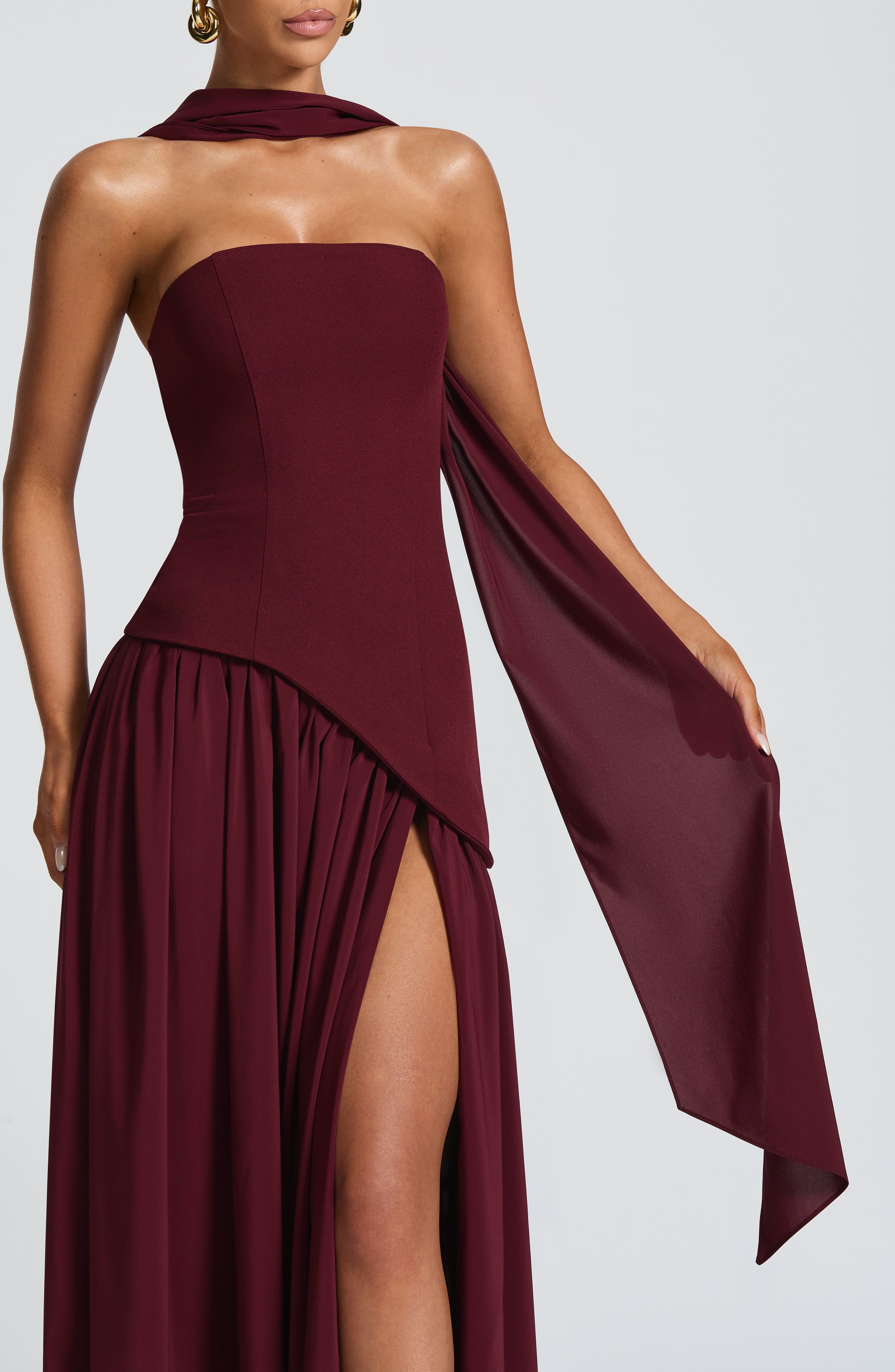 Malena™ - Vestido Largo de Chifón