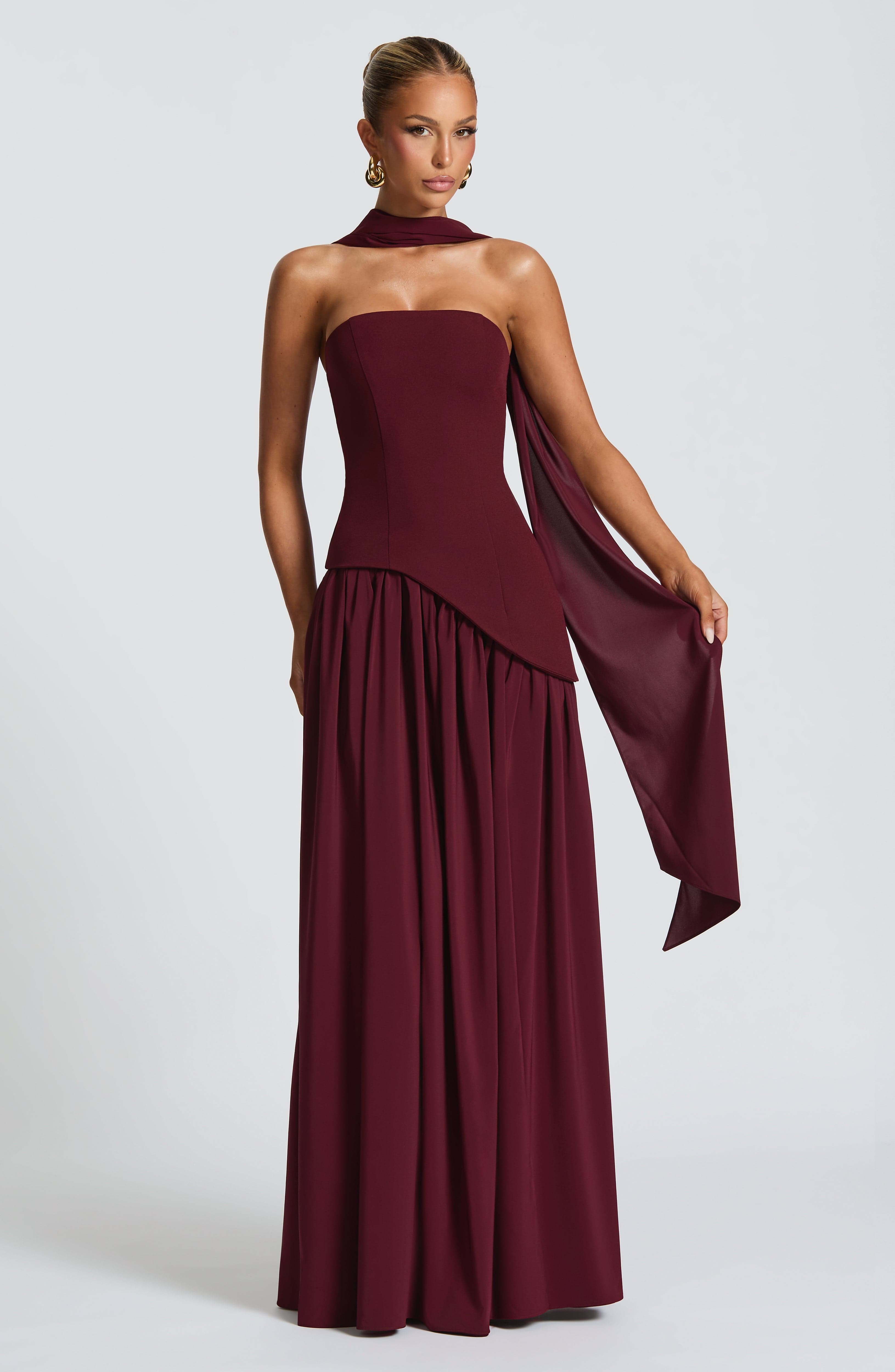 Malena™ - Vestido Largo de Chifón