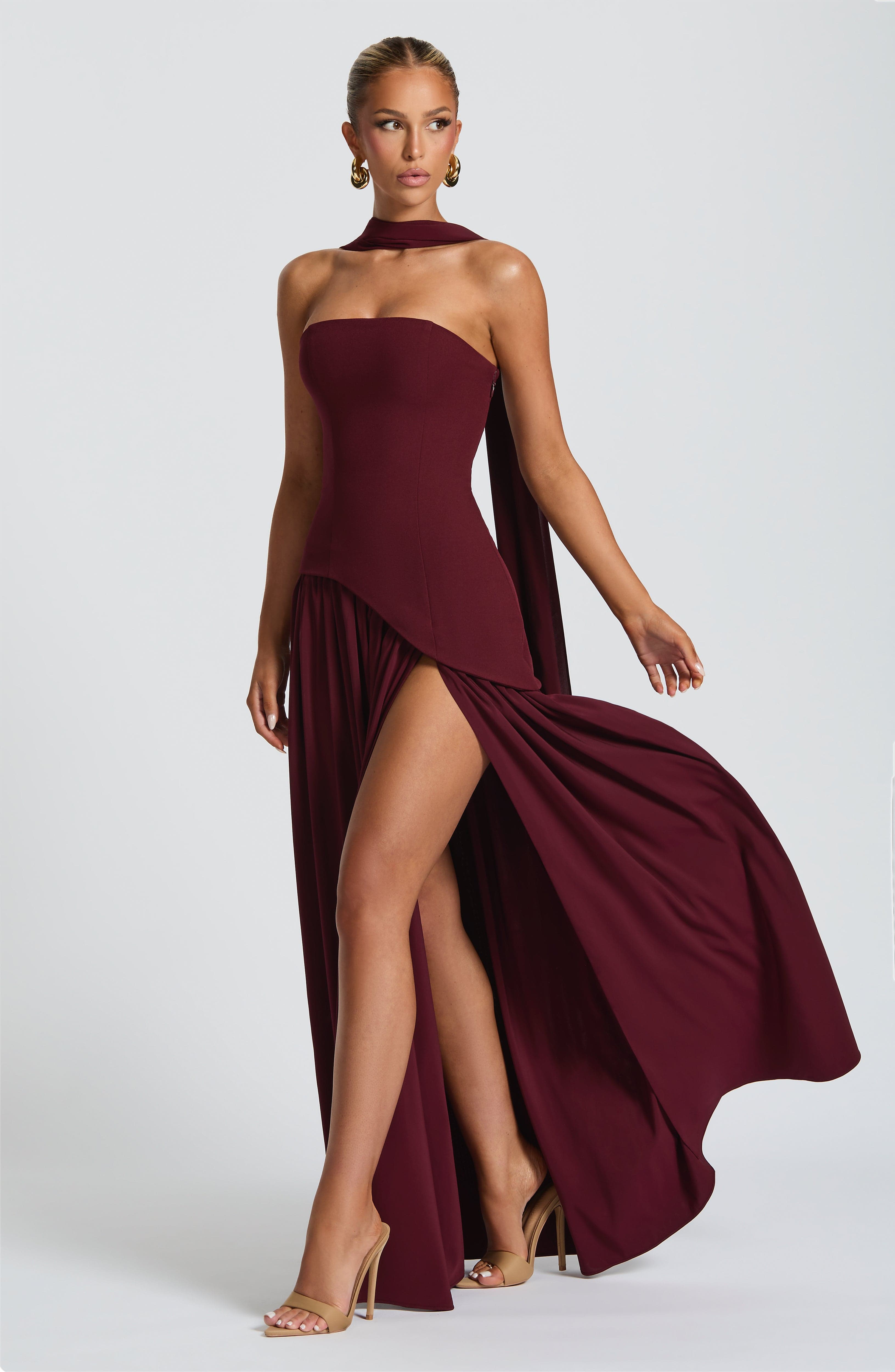 Malena™ - Vestido Largo de Chifón
