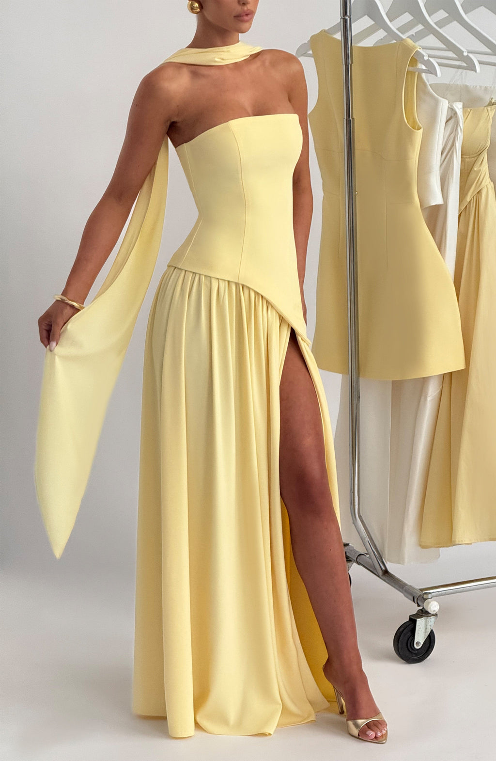 Malena™ - Vestido Largo de Chifón