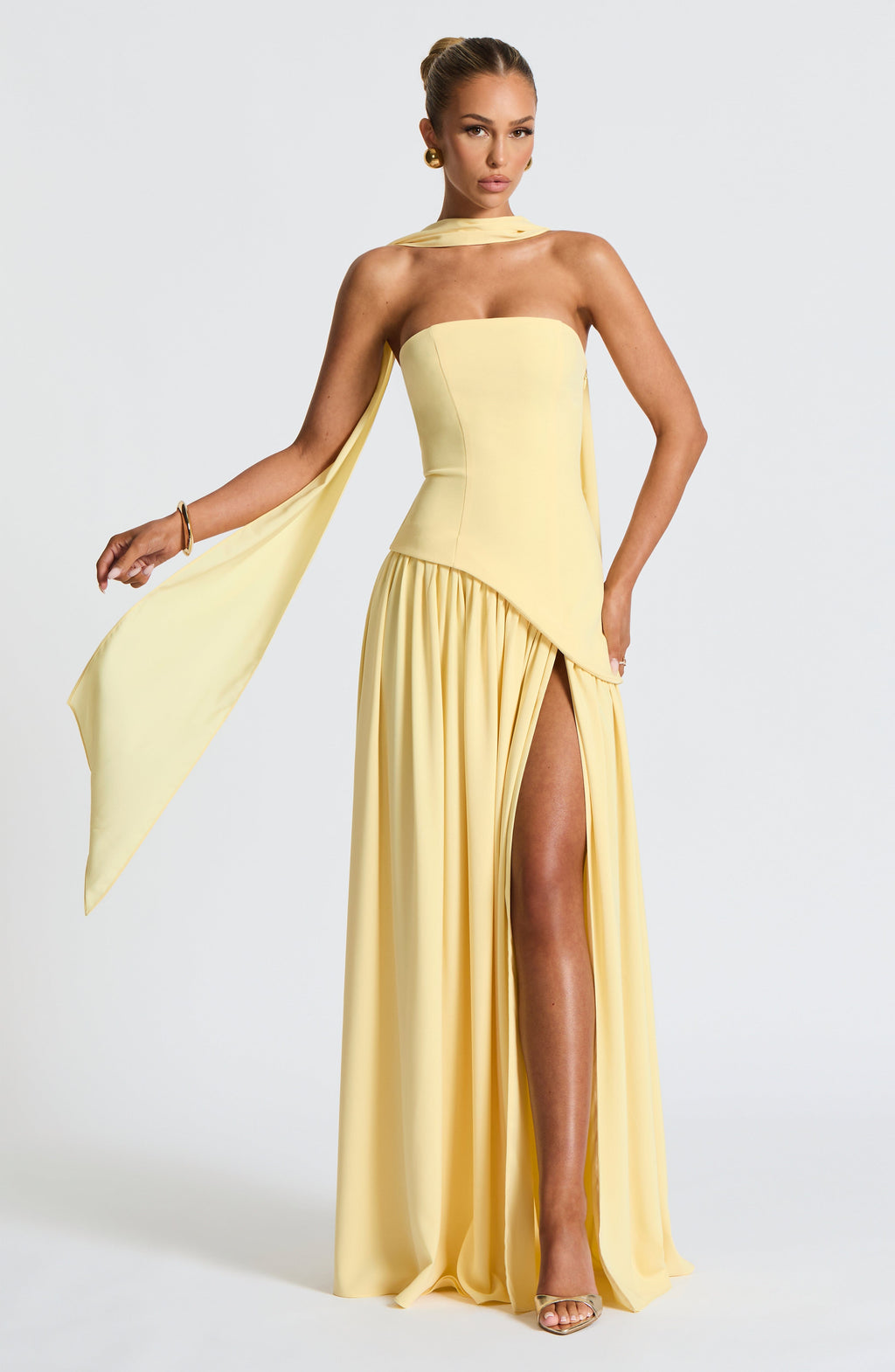 Malena™ - Vestido Largo de Chifón