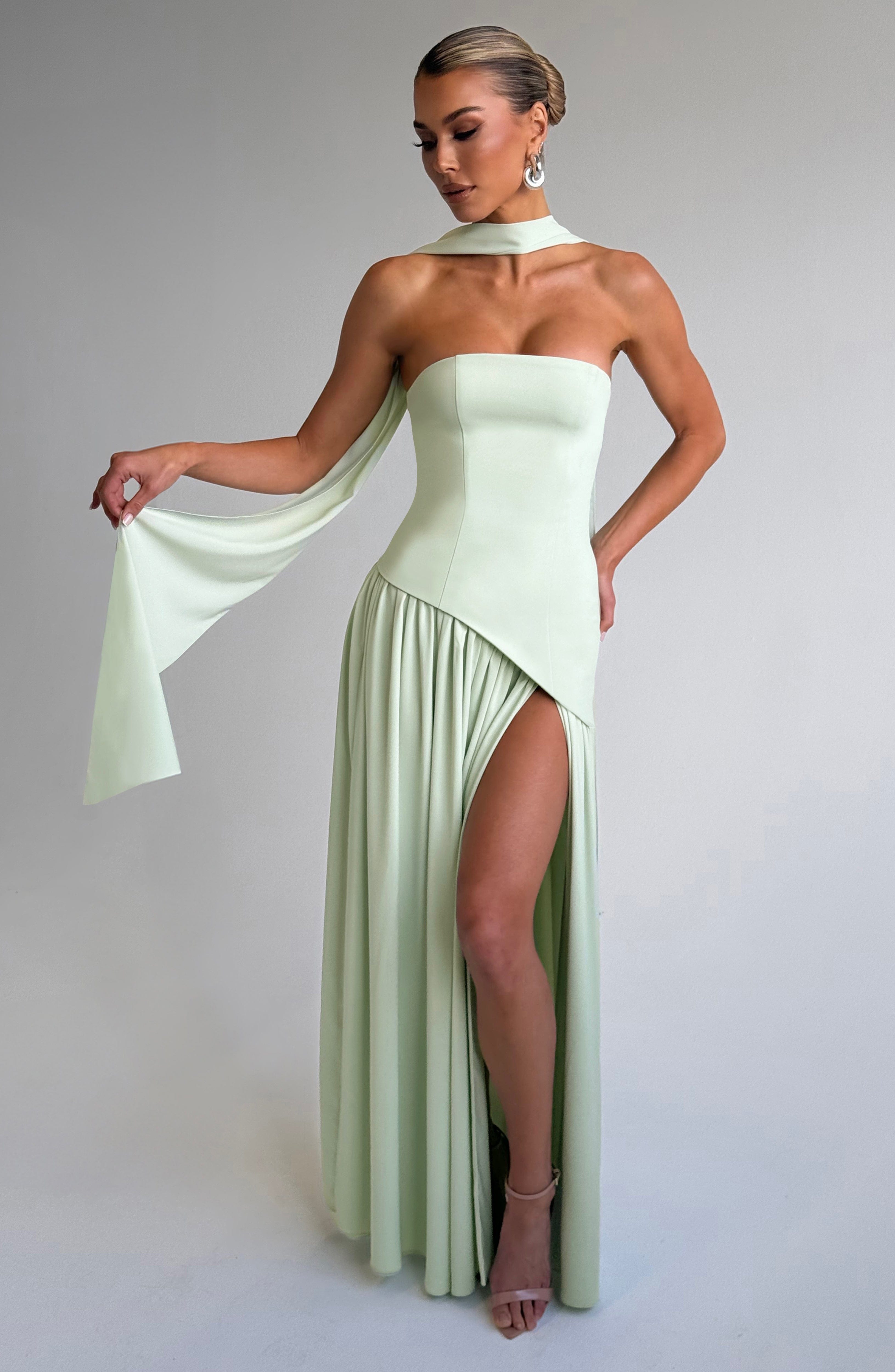 Malena™ - Vestido Largo de Chifón