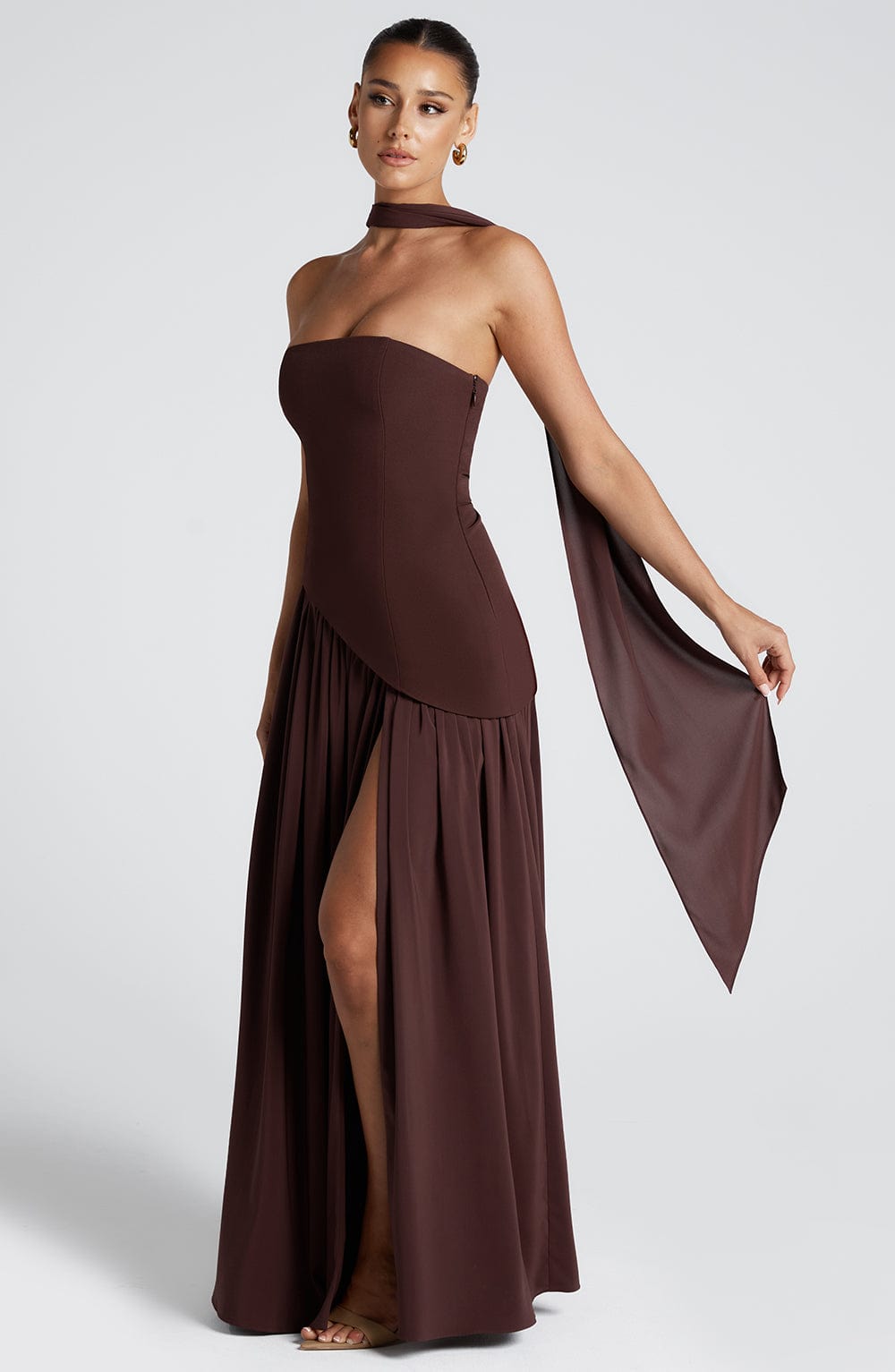 Malena™ - Vestido Largo de Chifón