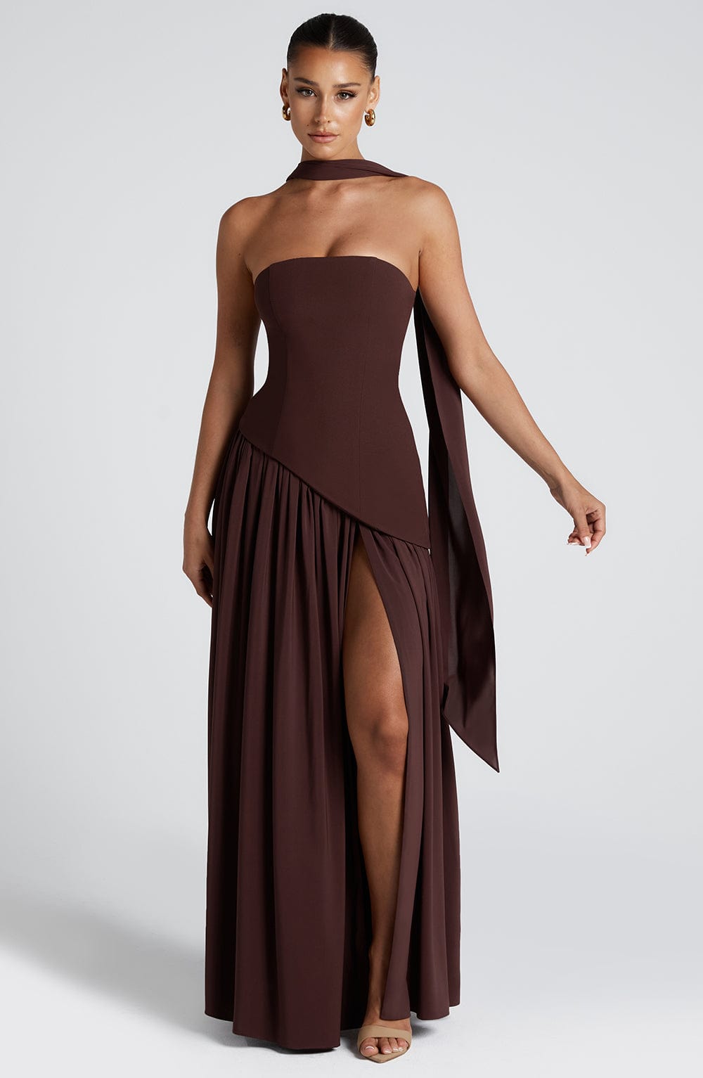 Malena™ - Vestido Largo de Chifón