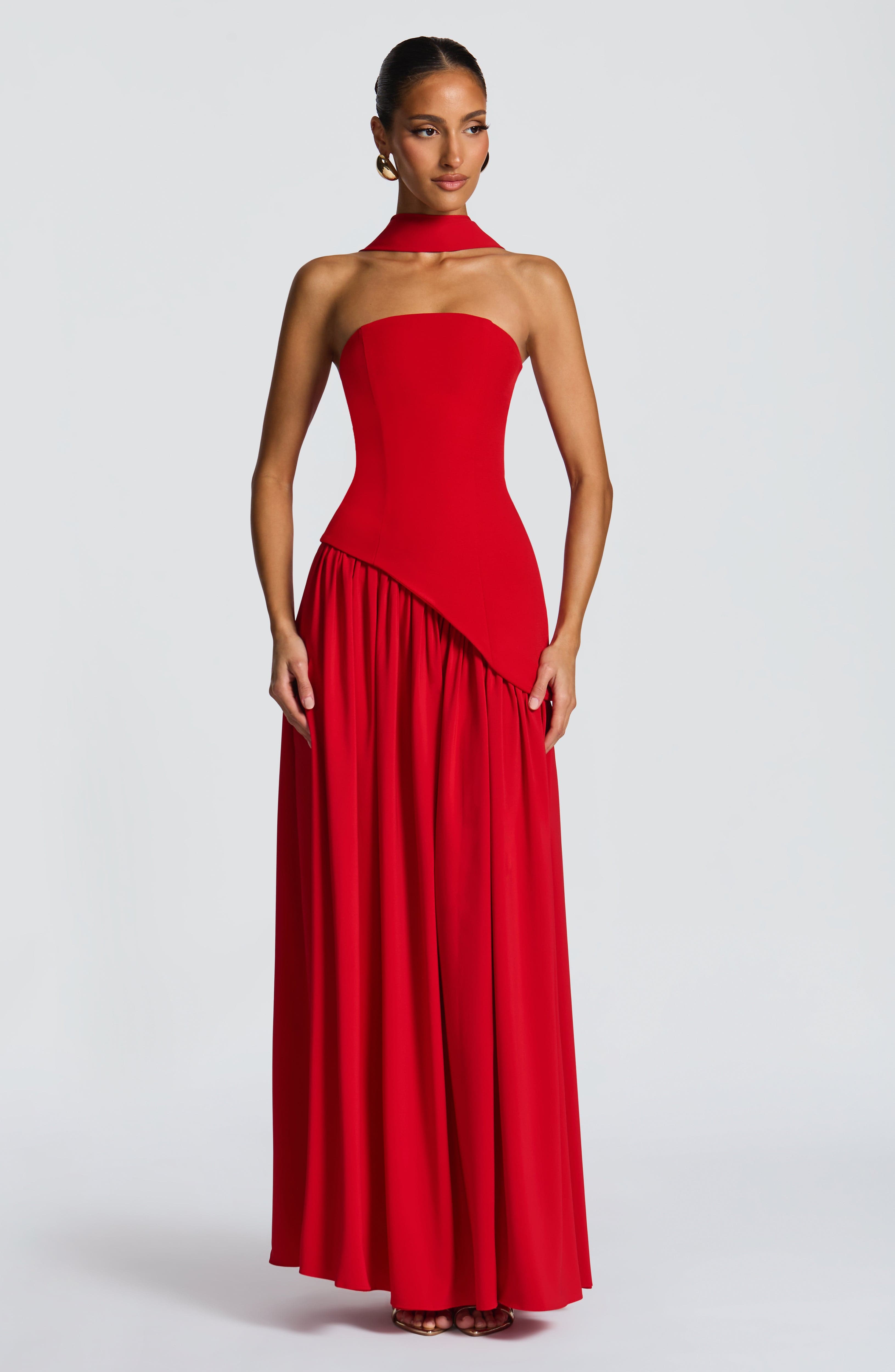 Malena™ - Vestido Largo de Chifón