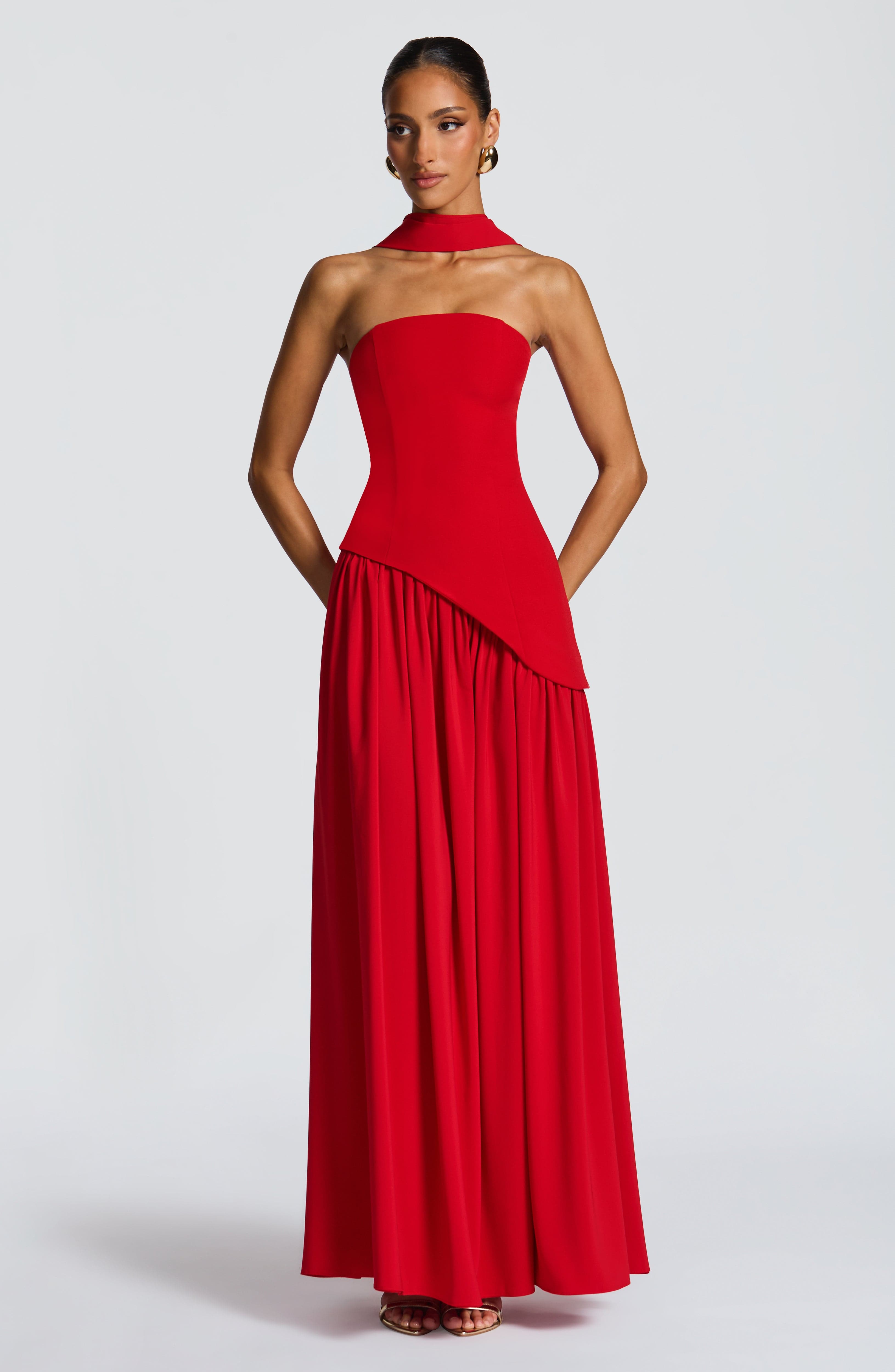 Malena™ - Vestido Largo de Chifón
