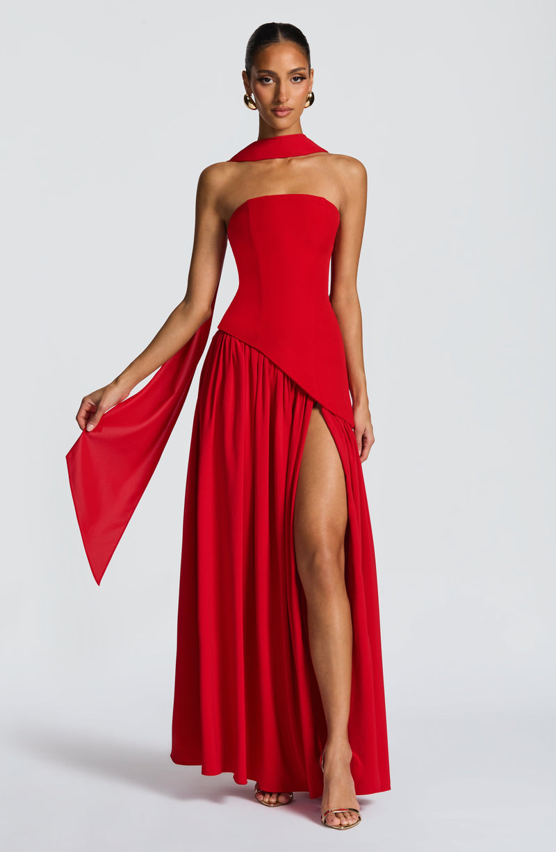 Malena™ - Vestido Largo de Chifón