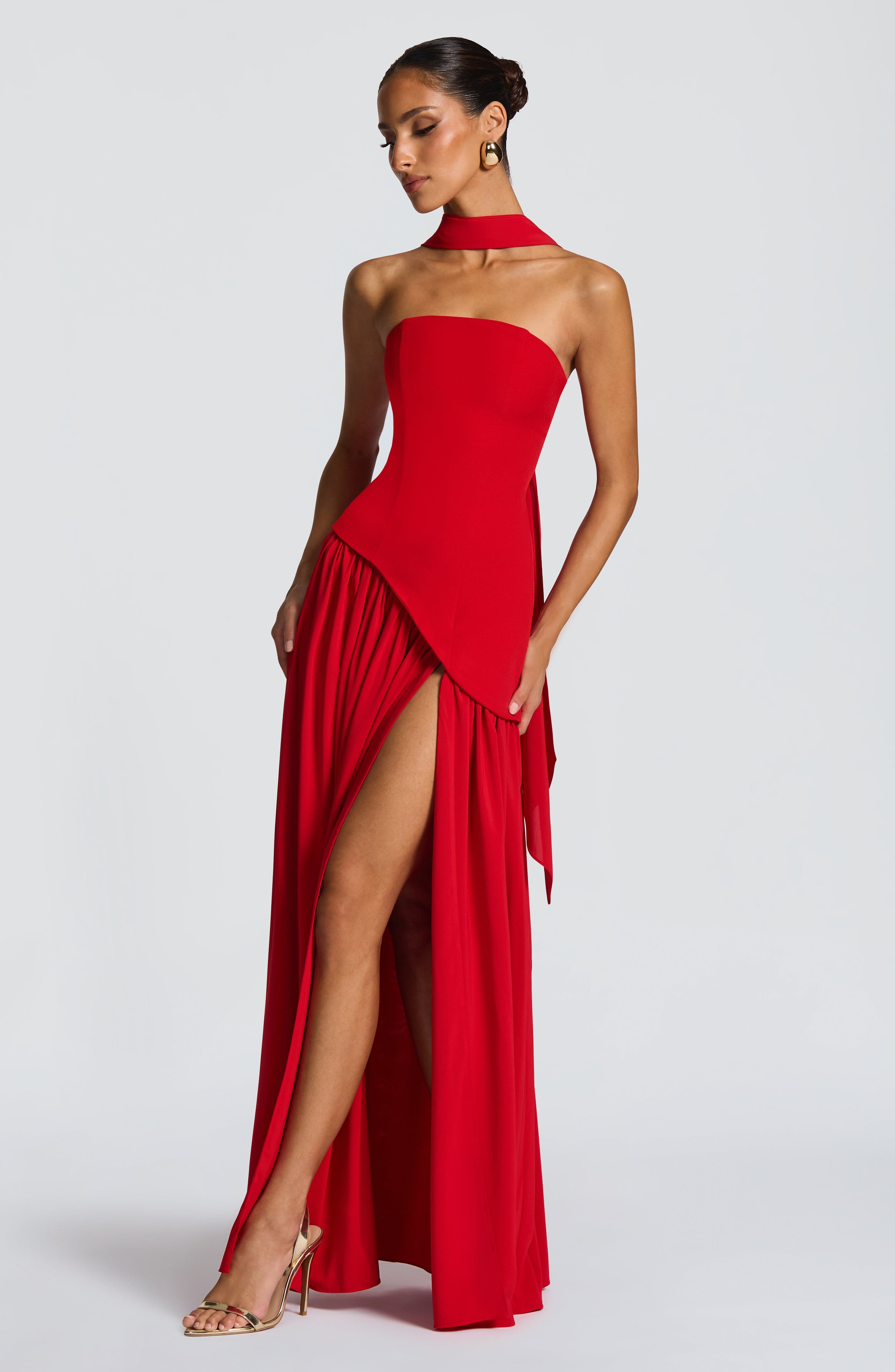 Malena™ - Vestido Largo de Chifón